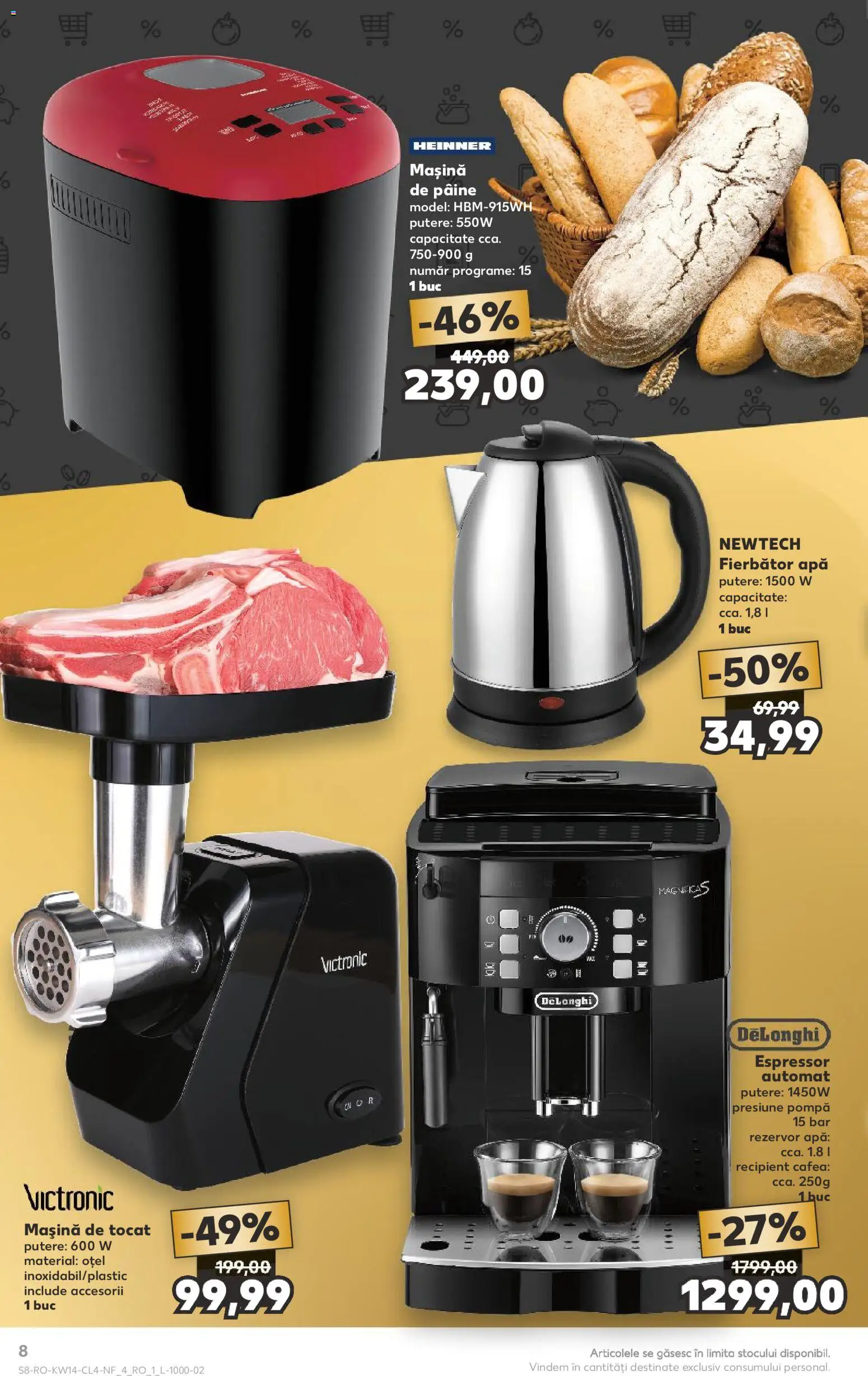 Catalog Kaufland 1 - 6 Aprilie 2026 | Pagina 8 | Produse: Espressor, Boiler, Cafea, Apă