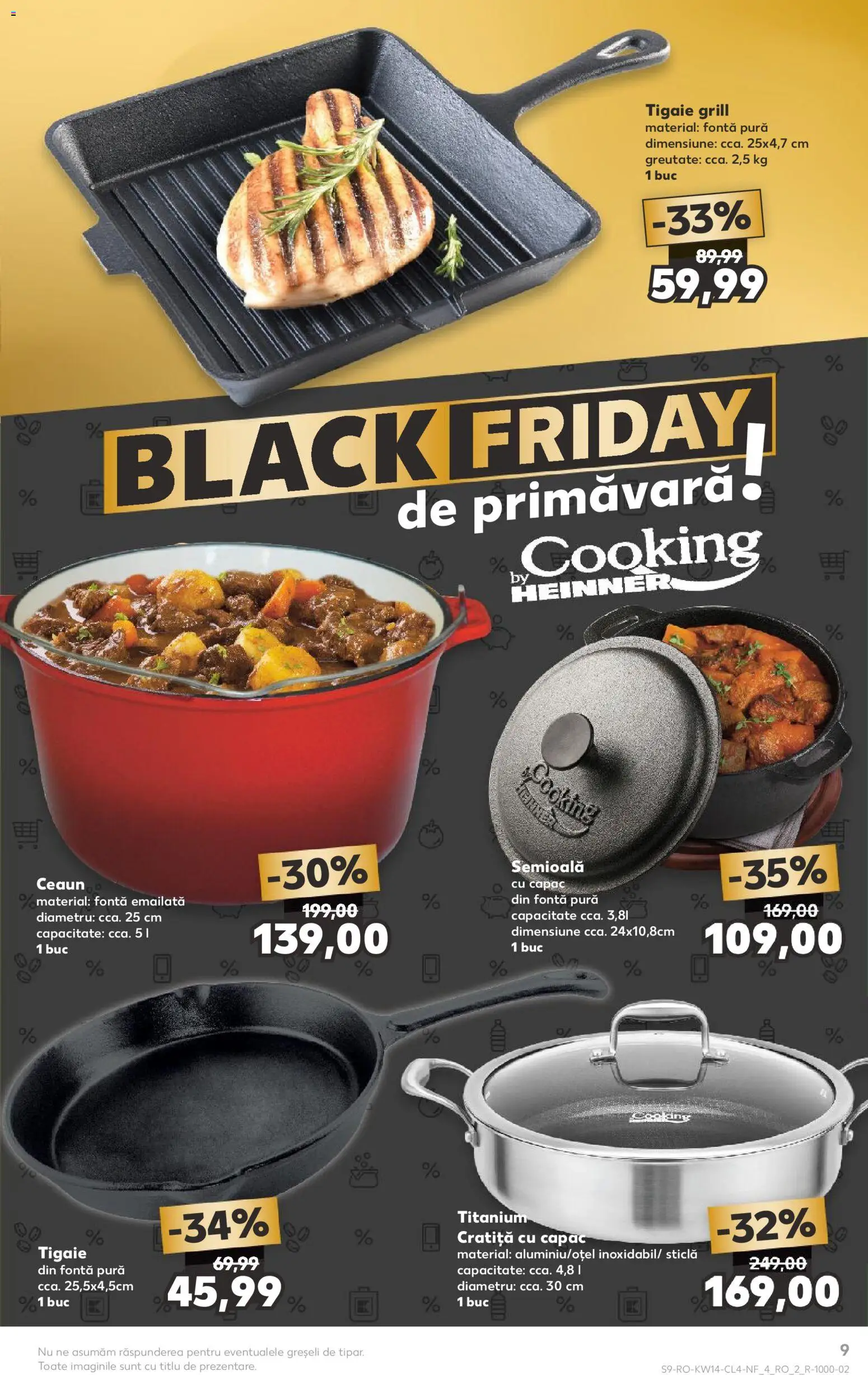Catalog Kaufland 1 - 6 Aprilie 2026 | Pagina 9 | Produse: Tigaie, Cratiță, Grill