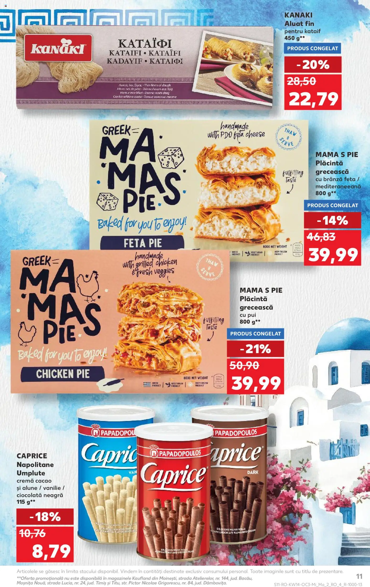 Catalog Kaufland 1 - 6 Aprilie 2026 | Pagina 11 | Produse: Napolitane, Cremă, Ciocolată, Cacao