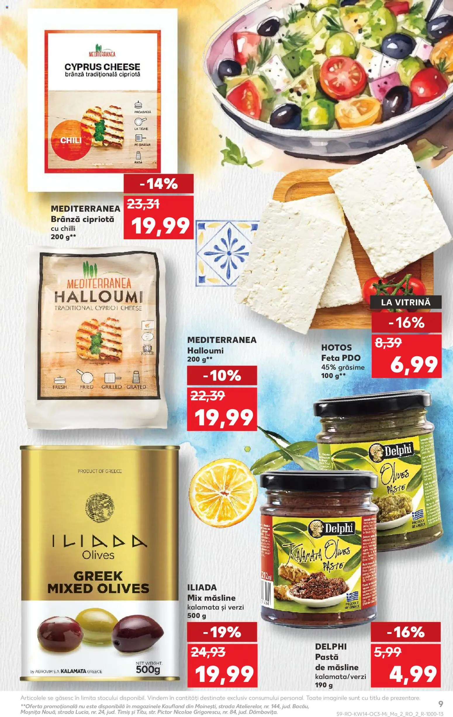Catalog Kaufland 1 - 6 Aprilie 2026 | Pagina 9 | Produse: Chilli, Vitrină, Măsline, Paste