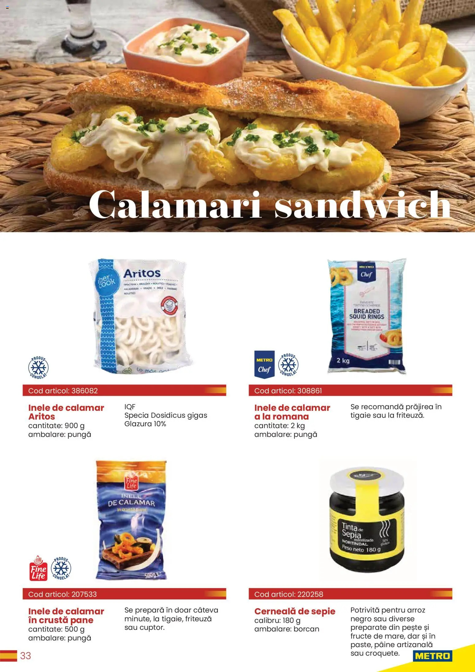 Catalog METRO 30 Martie - 30 Decembrie 2026 | Pagina 33 | Produse: Pungă, Borcan, Pâine, Fructe