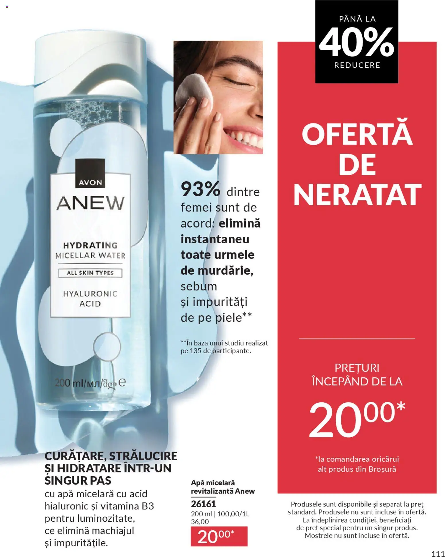 Catalog Avon 1 - 29 Aprilie 2026 | Pagina 113 | Produse: Apă micelară, Apă