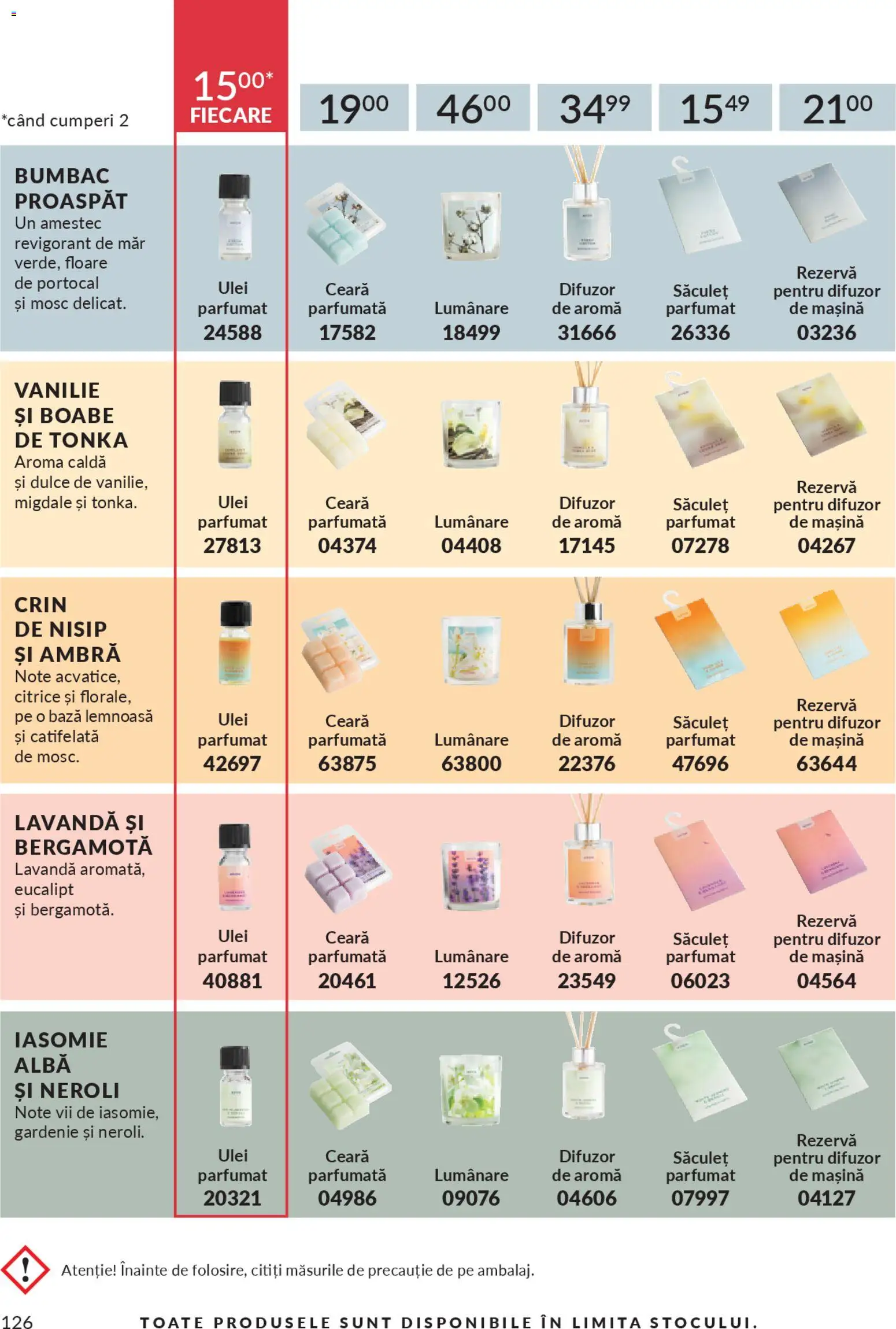 Catalog Avon 1 - 29 Aprilie 2026 | Pagina 128 | Produse: Lumânare, Ulei parfumat, Migdale, Ulei