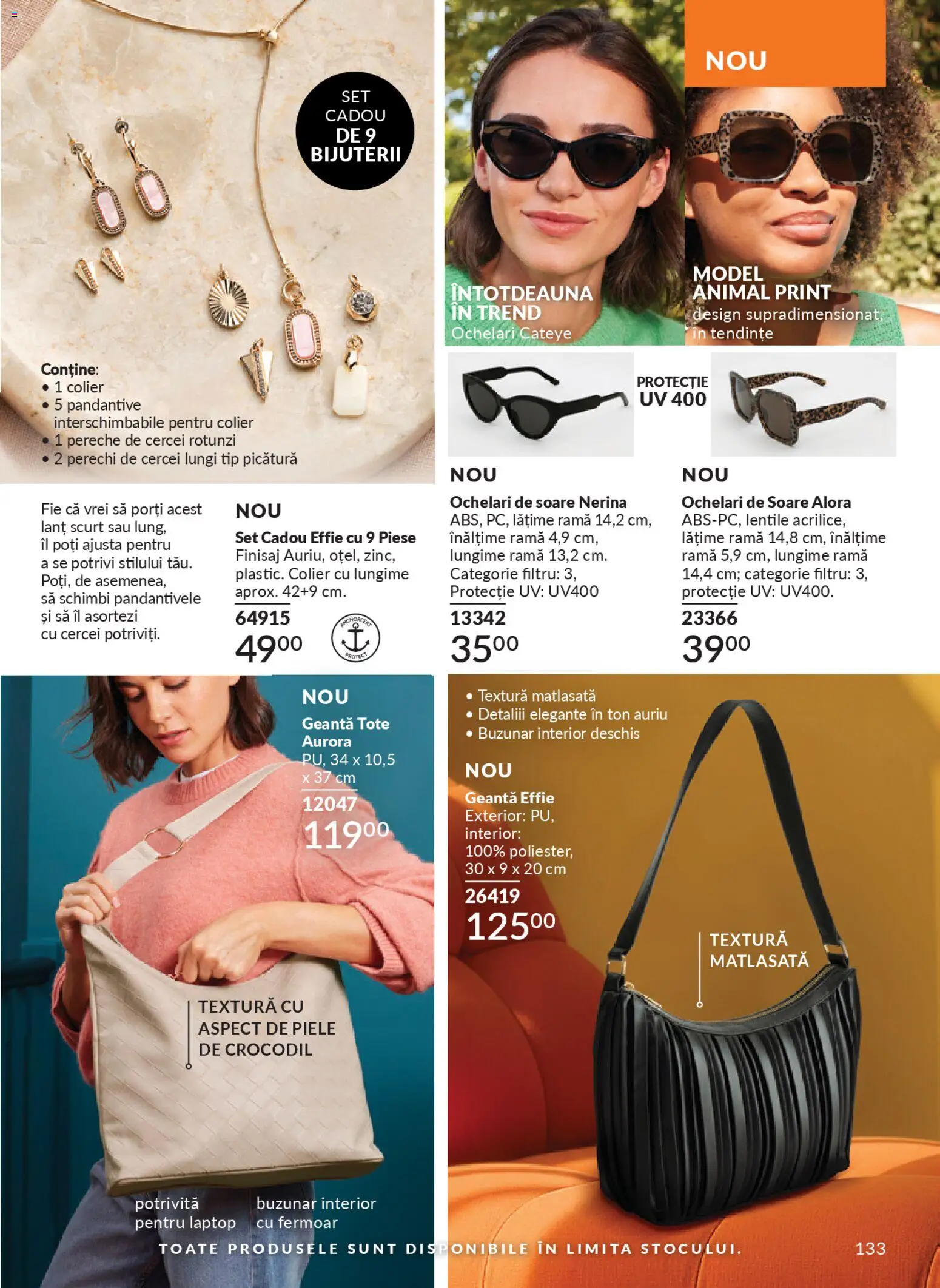 Catalog Avon 1 - 29 Aprilie 2026 | Pagina 135 | Produse: Ochelari, Geantă, Cercei, Colier