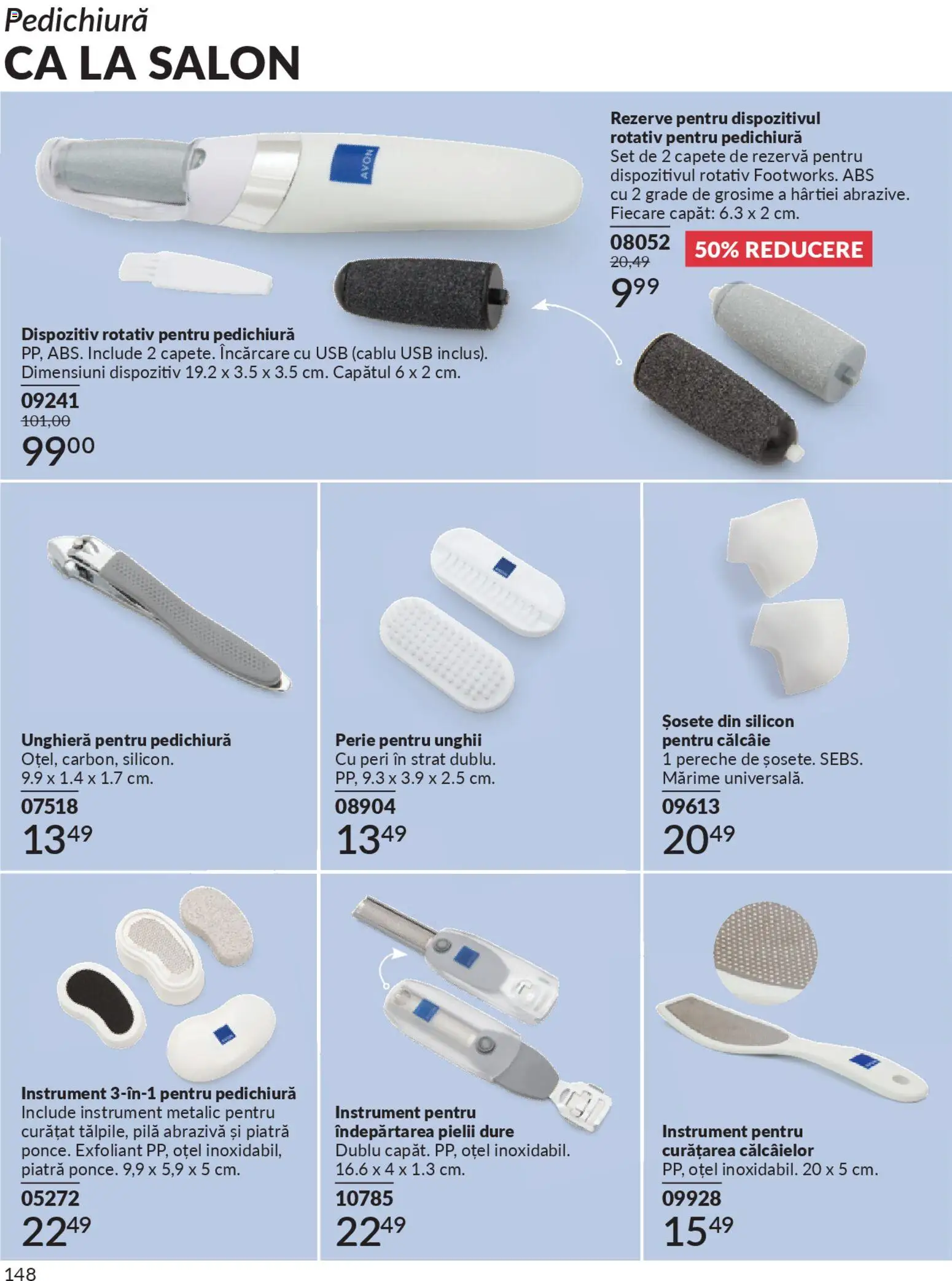 Catalog Avon 1 - 29 Aprilie 2026 | Pagina 150 | Produse: Exfoliant, Cablu, Usb, Perie