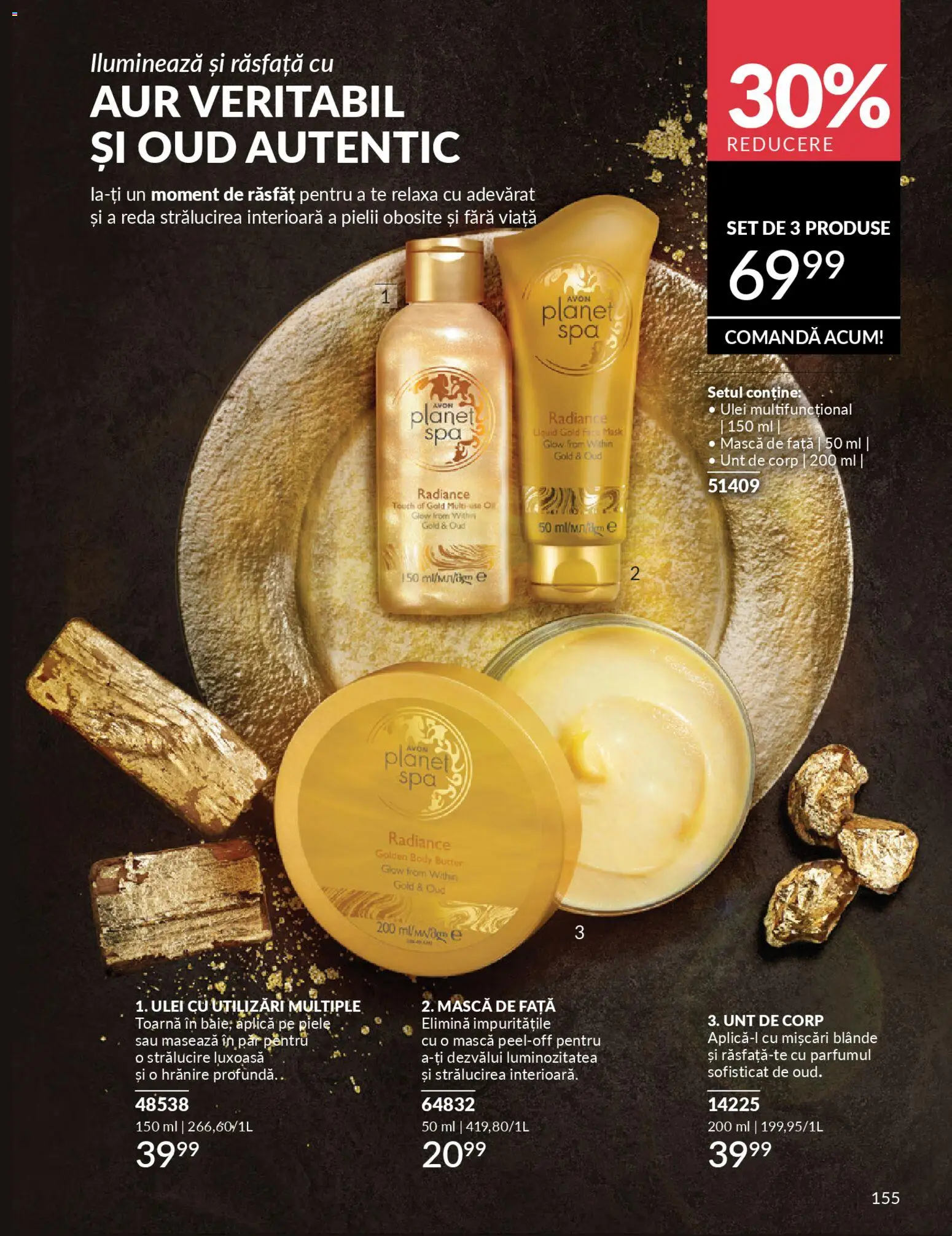 Catalog Avon 1 - 29 Aprilie 2026 | Pagina 157 | Produse: Unt de corp, Body, Unt, Ulei