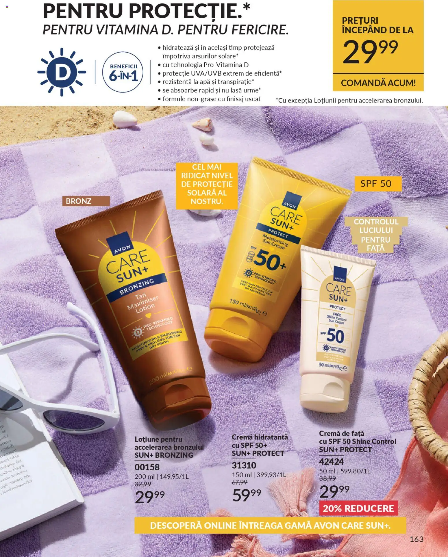 Catalog Avon 1 - 29 Aprilie 2026 | Pagina 165 | Produse: Arapsaçı, Cremă, Apă