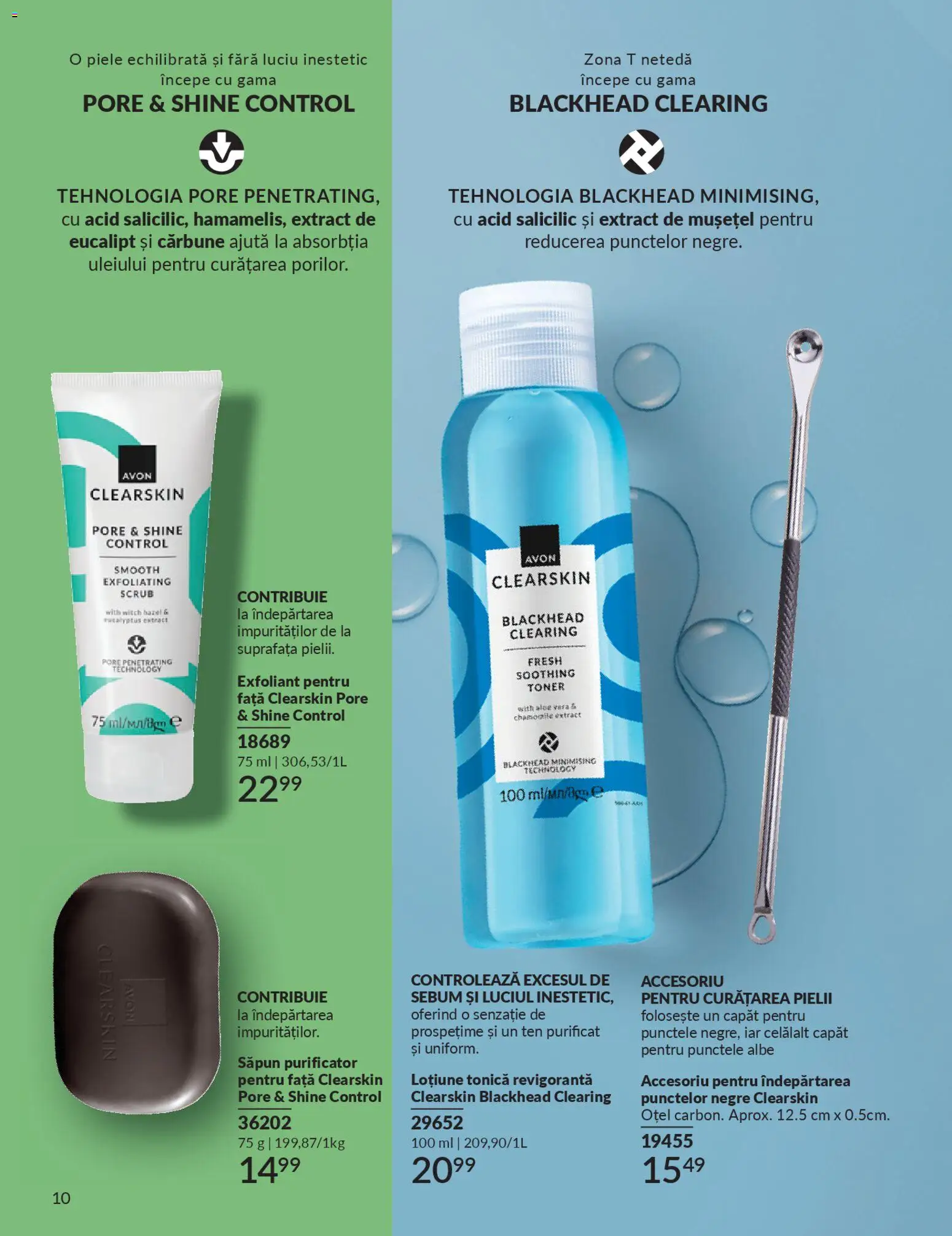 Catalog Avon 1 - 29 Aprilie 2026 | Pagina 192 | Produse: Loțiune tonică, Exfoliant, Scrub, Toner