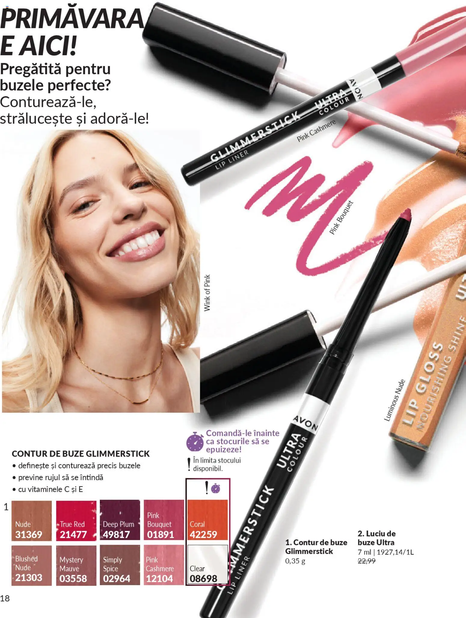 Catalog Avon 1 - 29 Aprilie 2026 | Pagina 20 | Produse: Luciu de buze