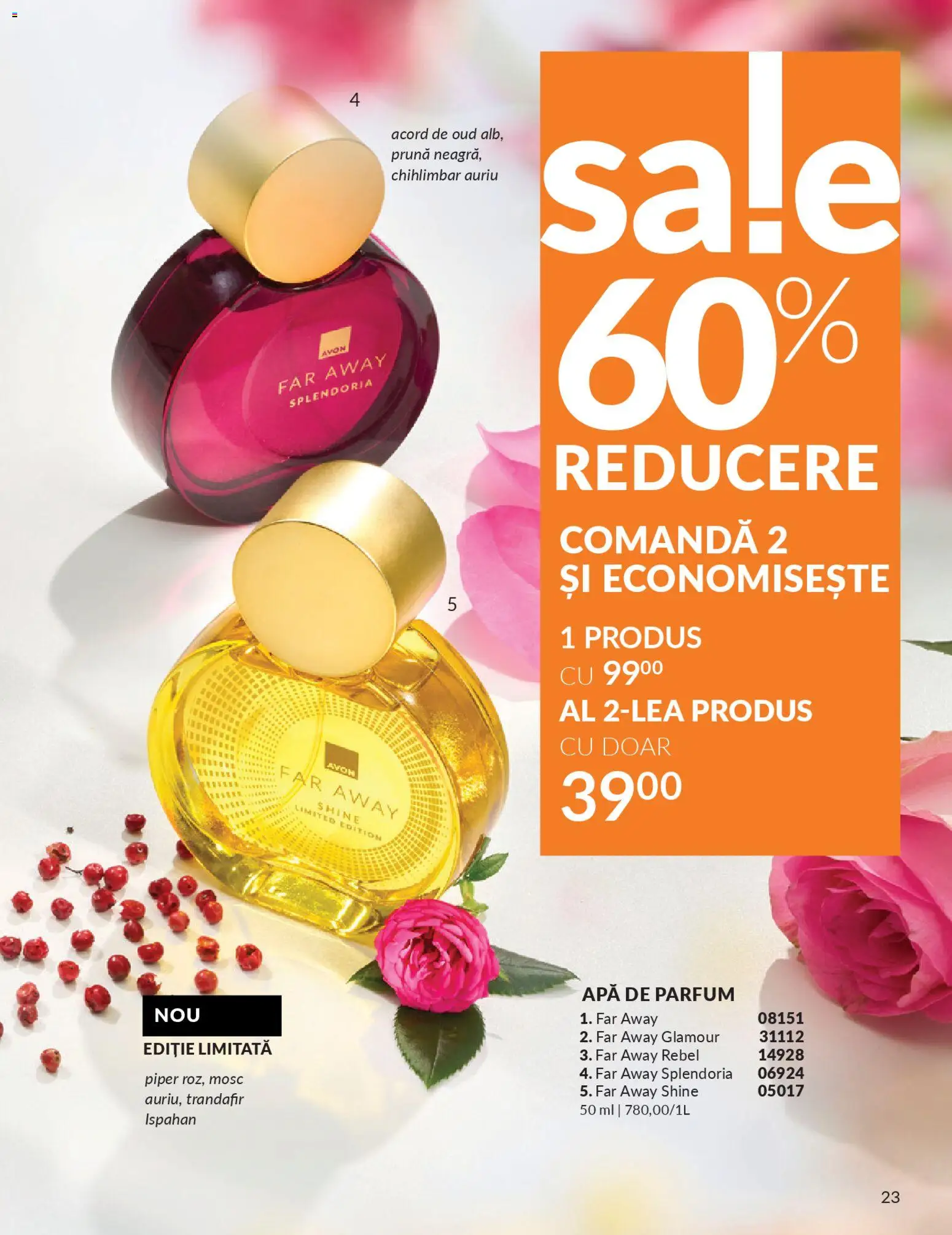 Catalog Avon 1 - 29 Aprilie 2026 | Pagina 25 | Produse: Apă de parfum, Trandafir, Parfum, Apă