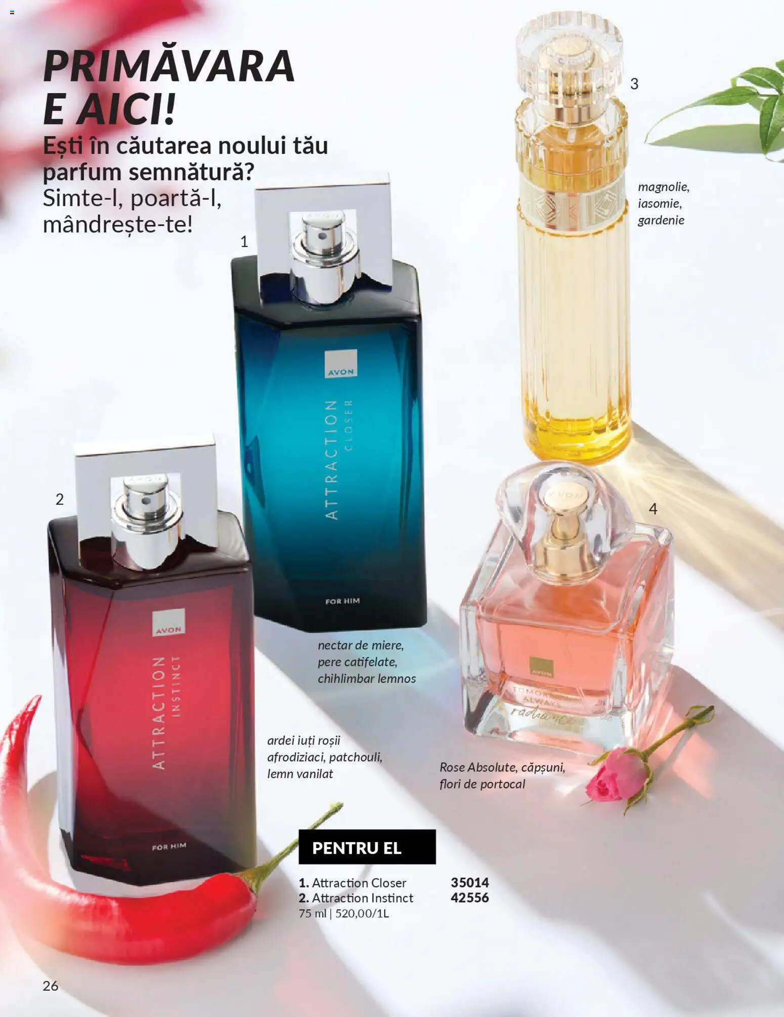 Catalog Avon 1 - 29 Aprilie 2026 | Pagina 28 | Produse: Parfum, Ardei, Roșii
