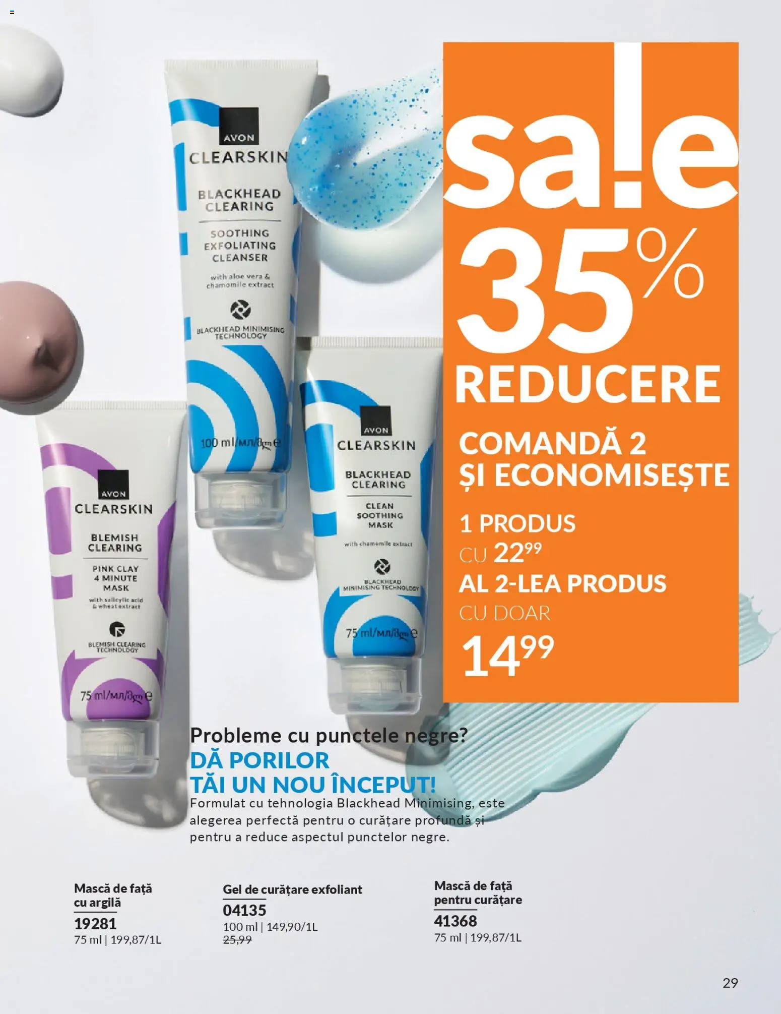 Catalog Avon 1 - 29 Aprilie 2026 | Pagina 31 | Produse: Exfoliant, Pomelo, Gel de curățare, Aloe vera