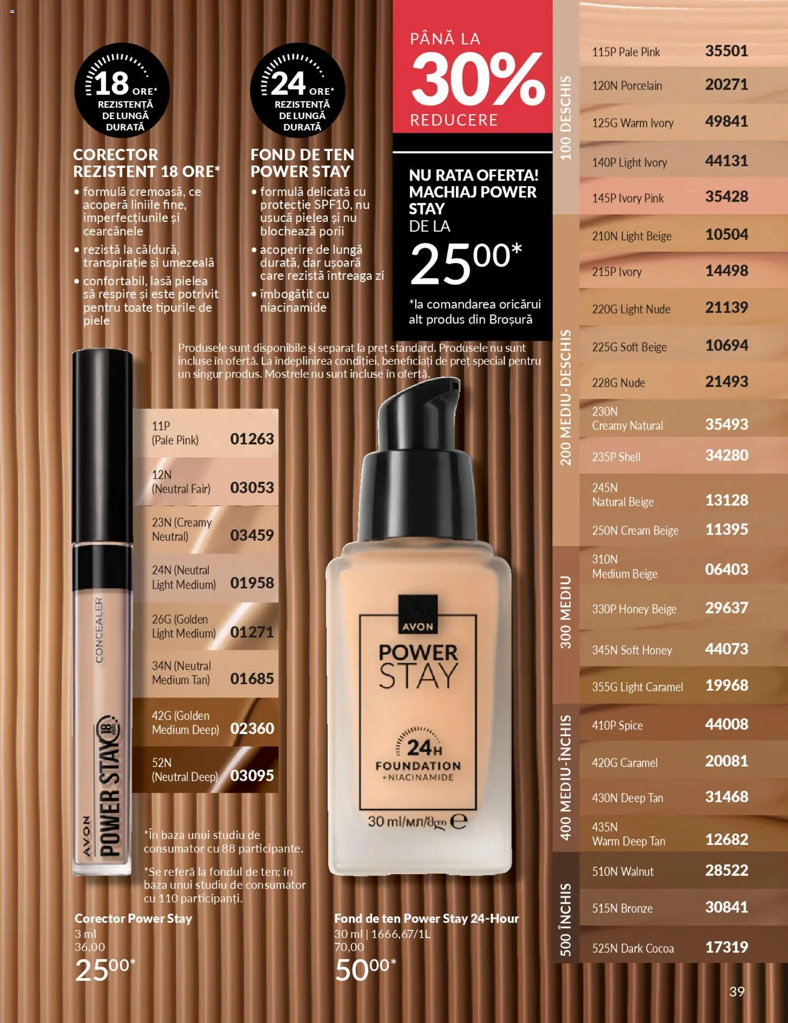 Catalog Avon 1 - 29 Aprilie 2026 | Pagina 41 | Produse: Fond de ten, Machiaj, Concealer, Rață