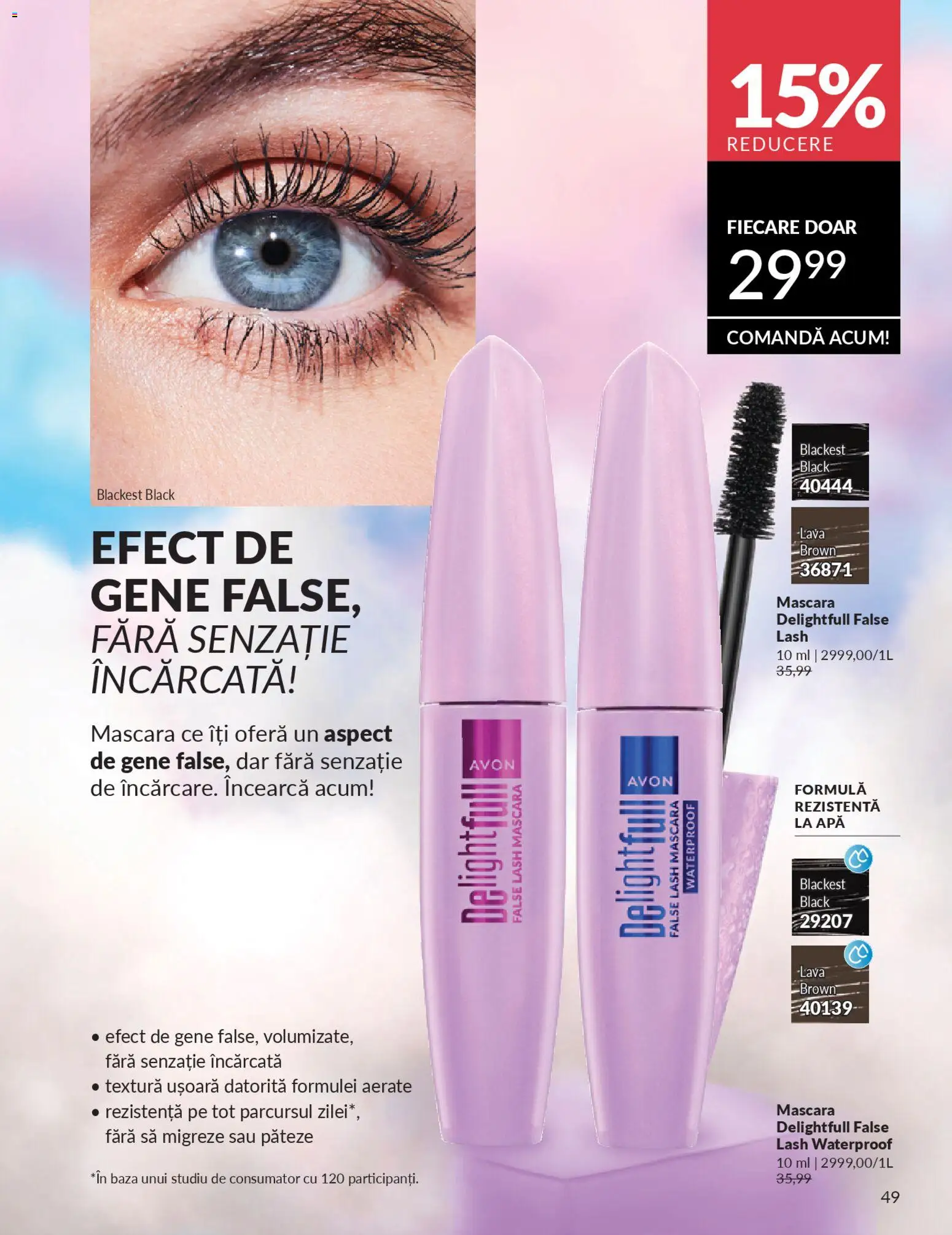 Catalog Avon 1 - 29 Aprilie 2026 | Pagina 51 | Produse: Mascara, Apă