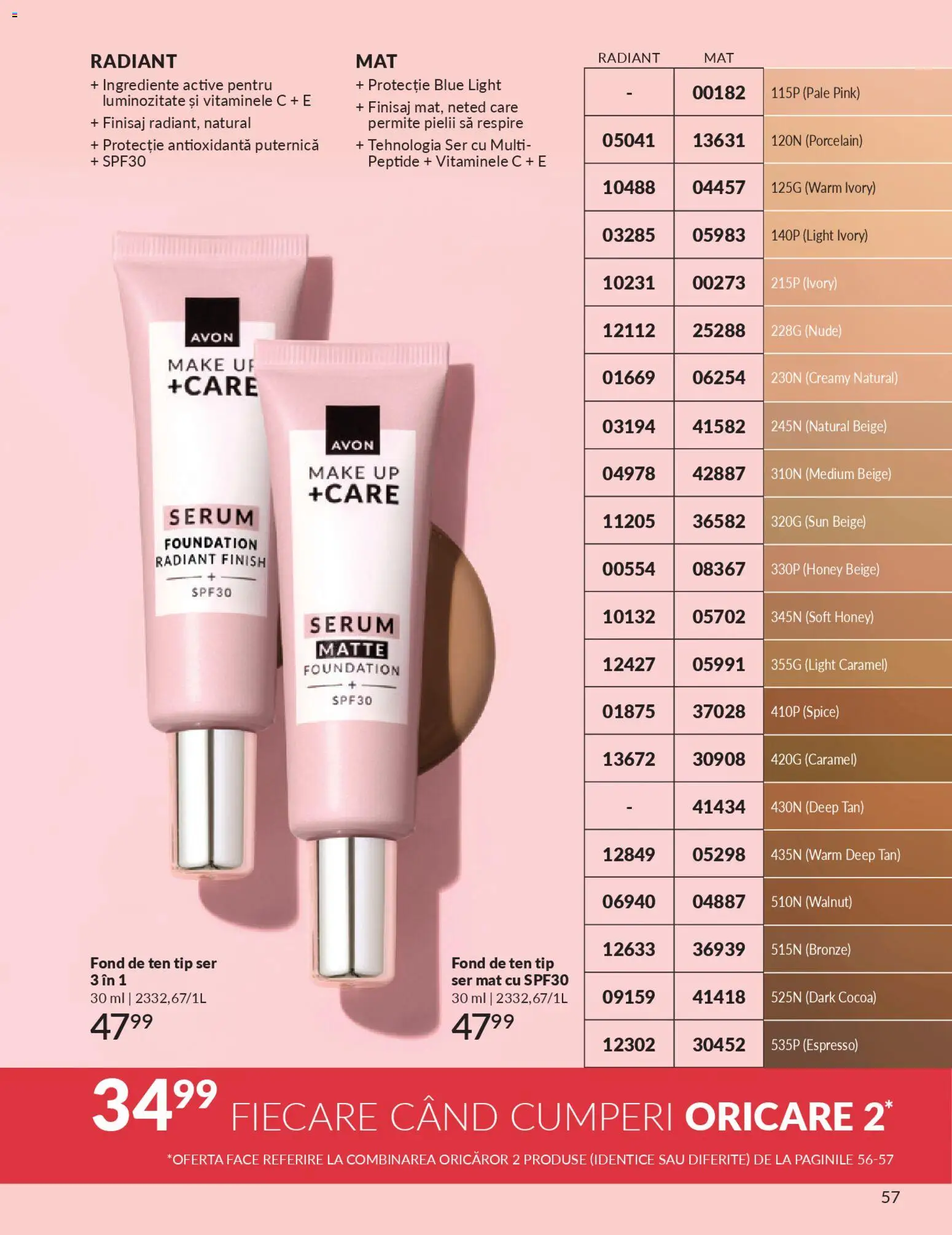Catalog Avon 1 - 29 Aprilie 2026 | Pagina 59 | Produse: Fond de ten, Serum