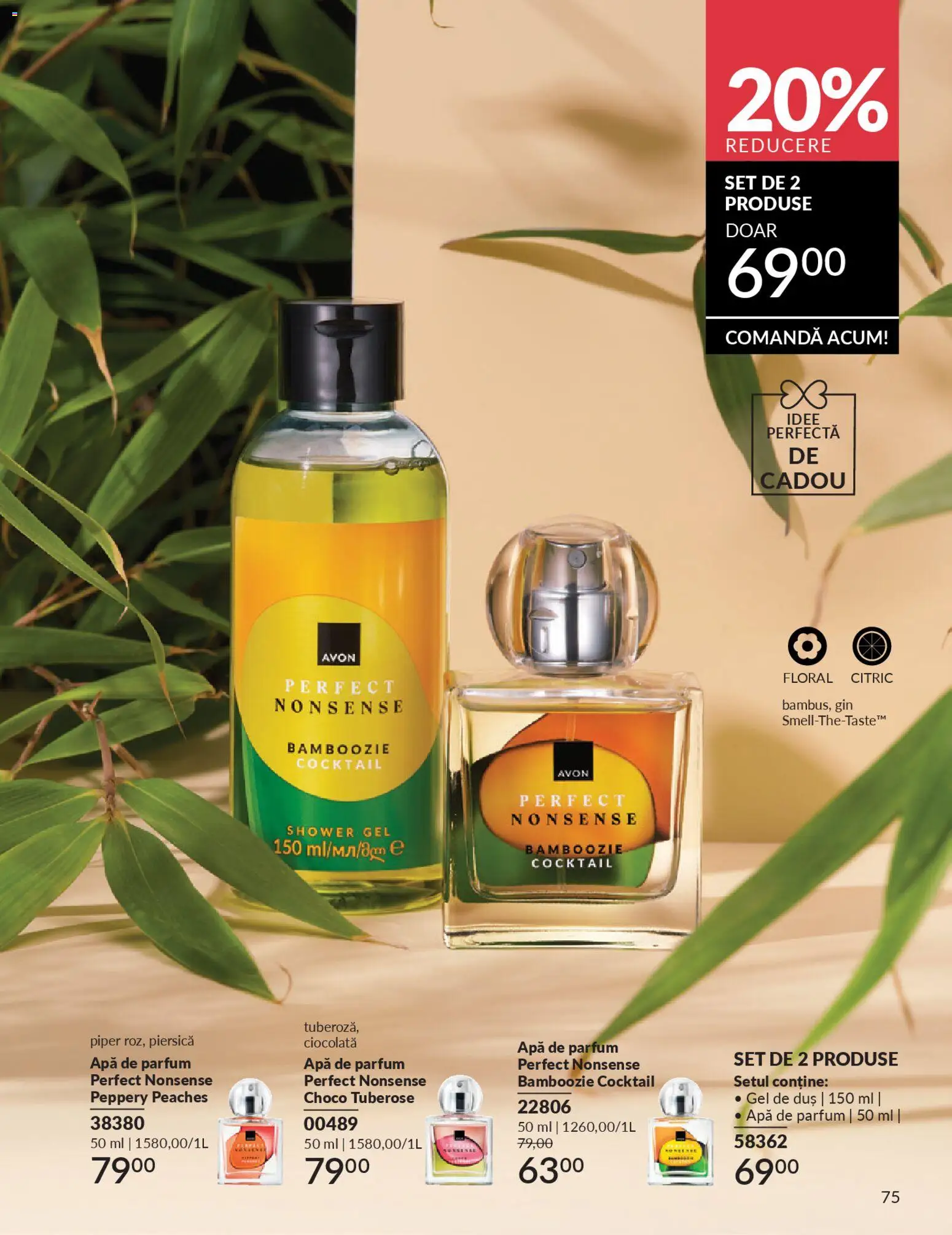 Catalog Avon 1 - 29 Aprilie 2026 | Pagina 77 | Produse: Apă de parfum, Duș, Parfum, Gel de duș