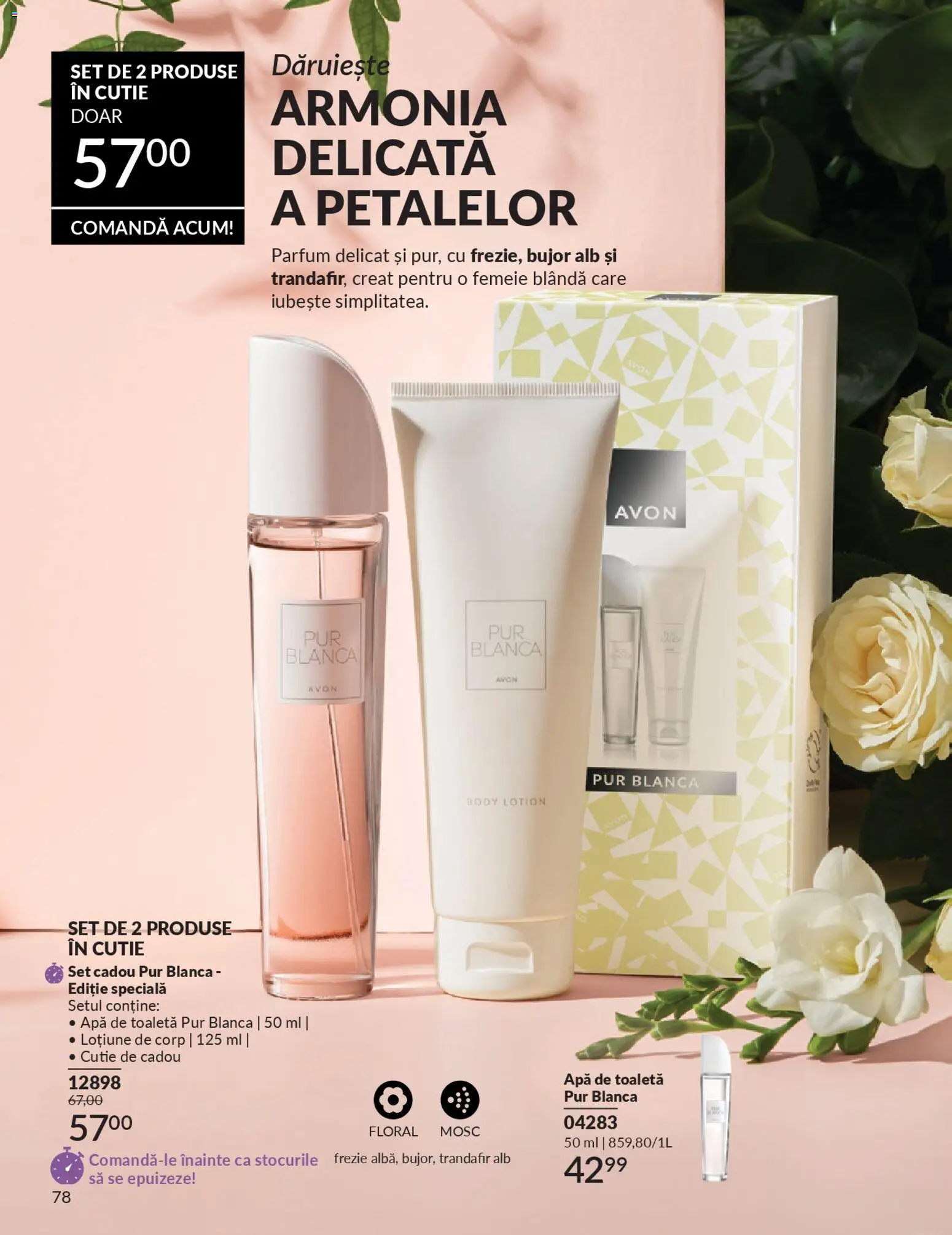 Catalog Avon 1 - 29 Aprilie 2026 | Pagina 80 | Produse: Trandafir, Body, Cutie, Apă de toaletă