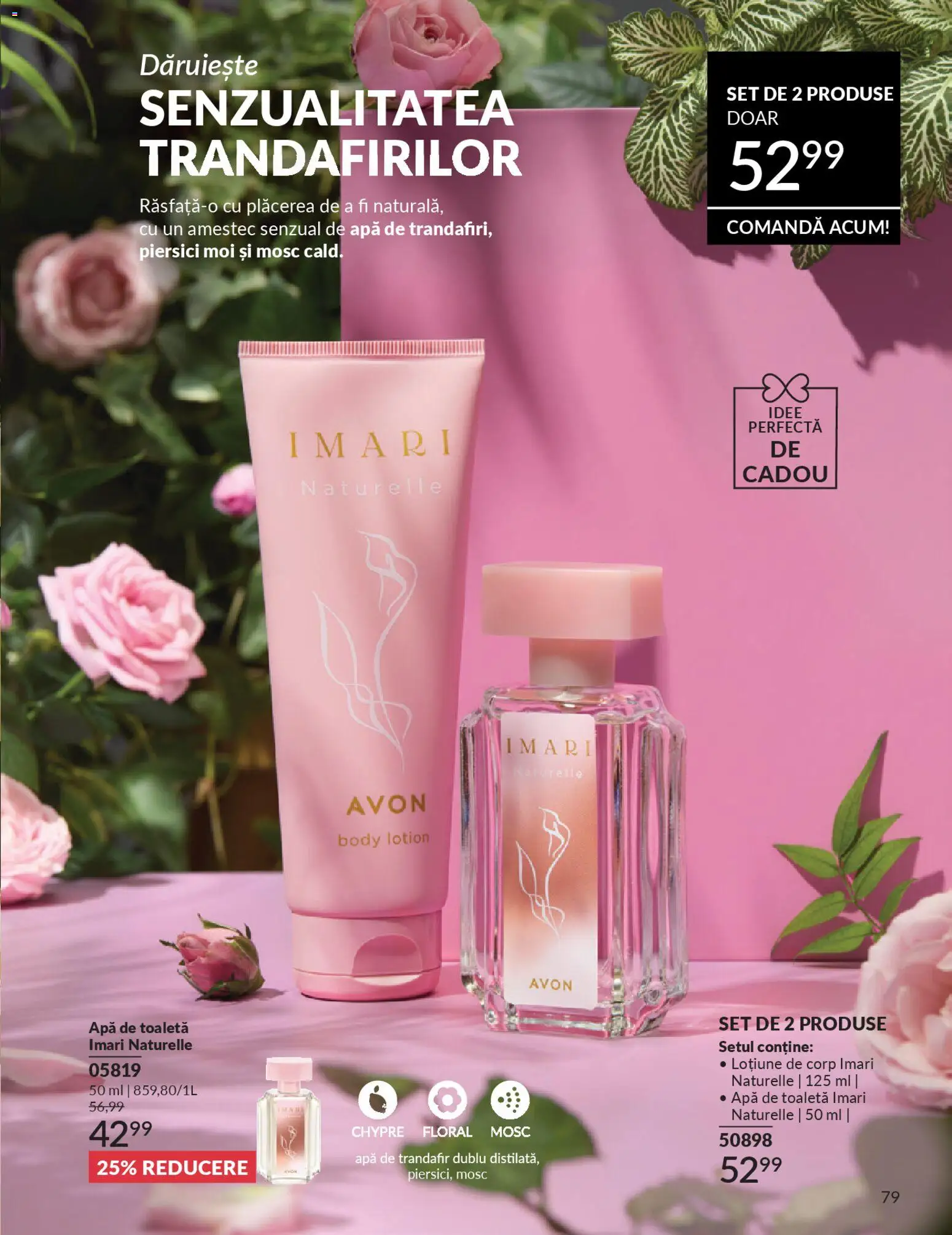 Catalog Avon 1 - 29 Aprilie 2026 | Pagina 81 | Produse: Trandafir, Toaletă, Apă de toaletă, Apă
