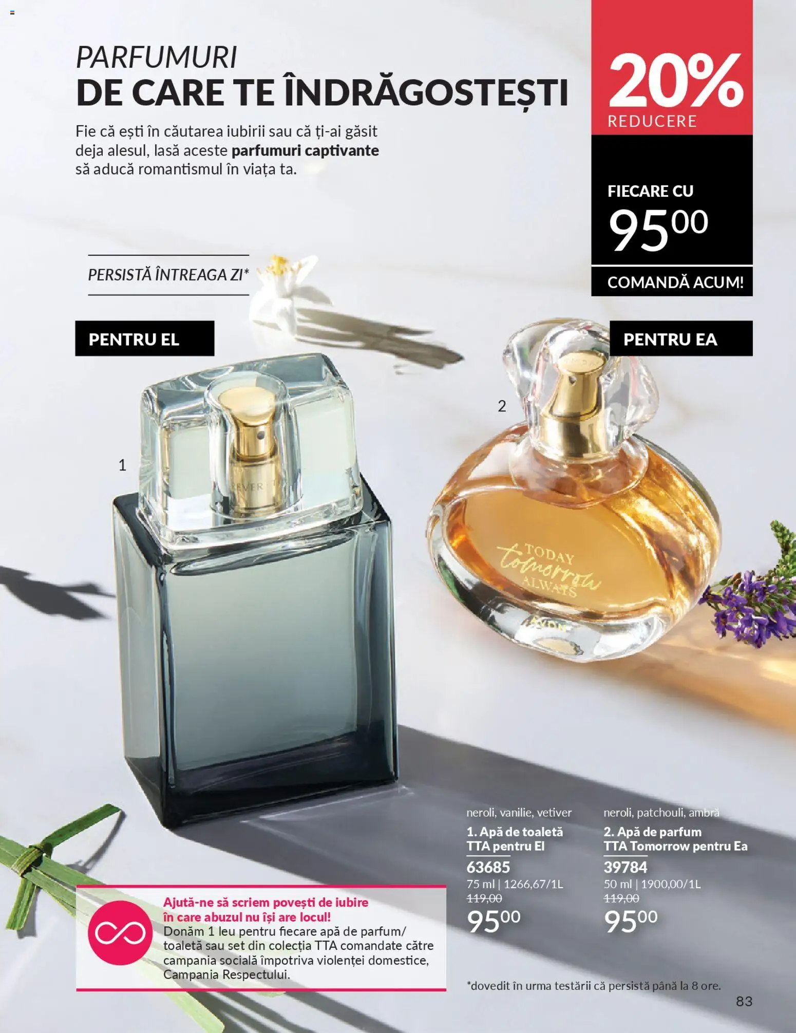Catalog Avon 1 - 29 Aprilie 2026 | Pagina 85 | Produse: Apă de parfum, Parfum, Apă de toaletă, Apă