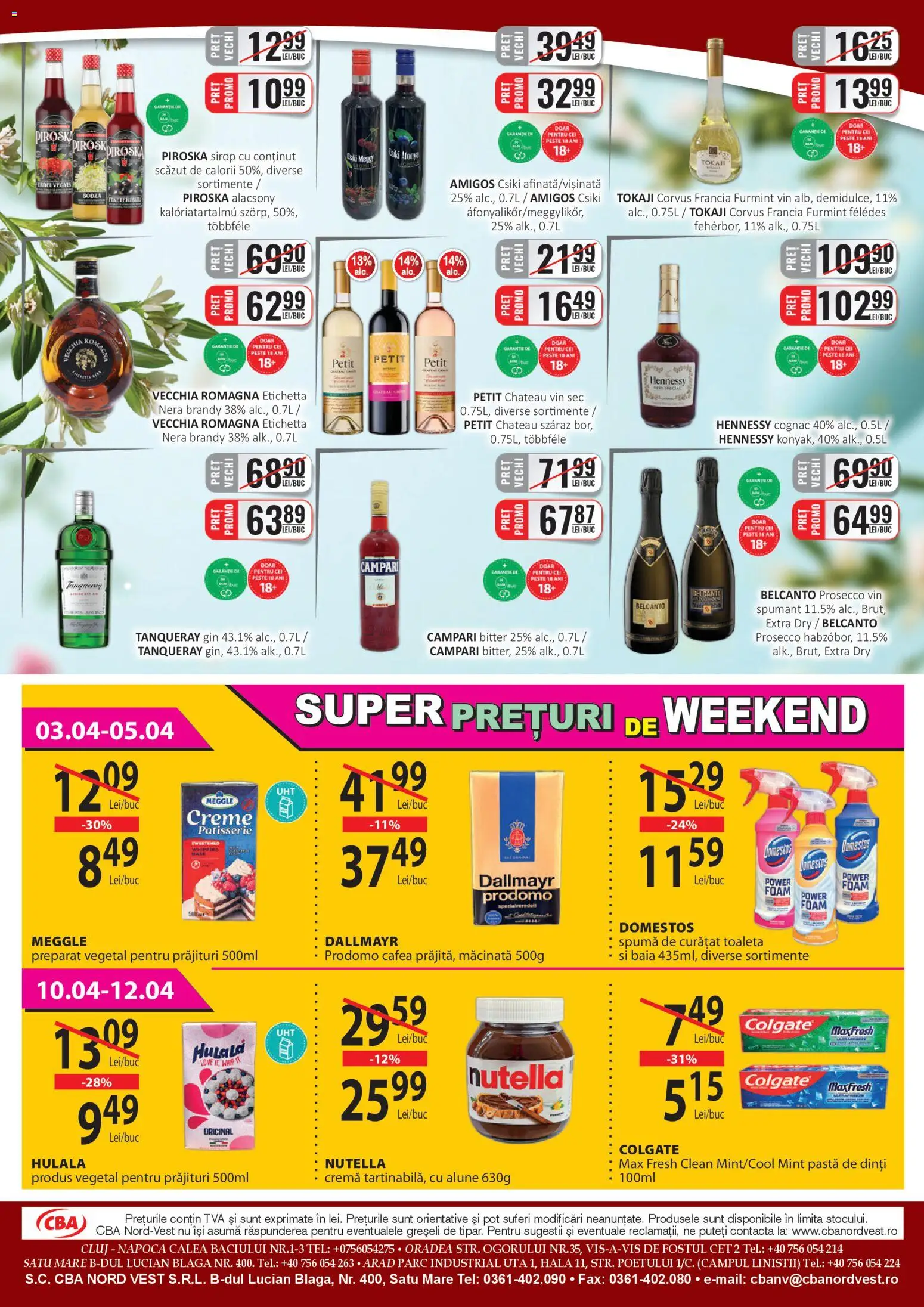 Catalog CBA 1 - 14 Aprilie 2026 | Pagina 8 | Produse: Cafea, Vin, Pastă de dinți, Pește