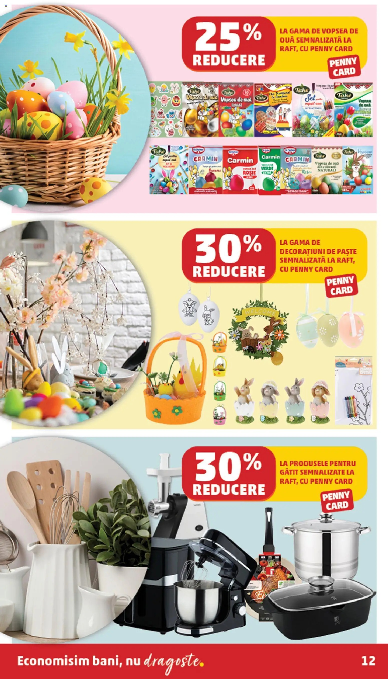 Catalog PENNY Market 1 - 6 Aprilie 2026 | Pagina 12 | Produse: Vopsea, Ouă, Paste