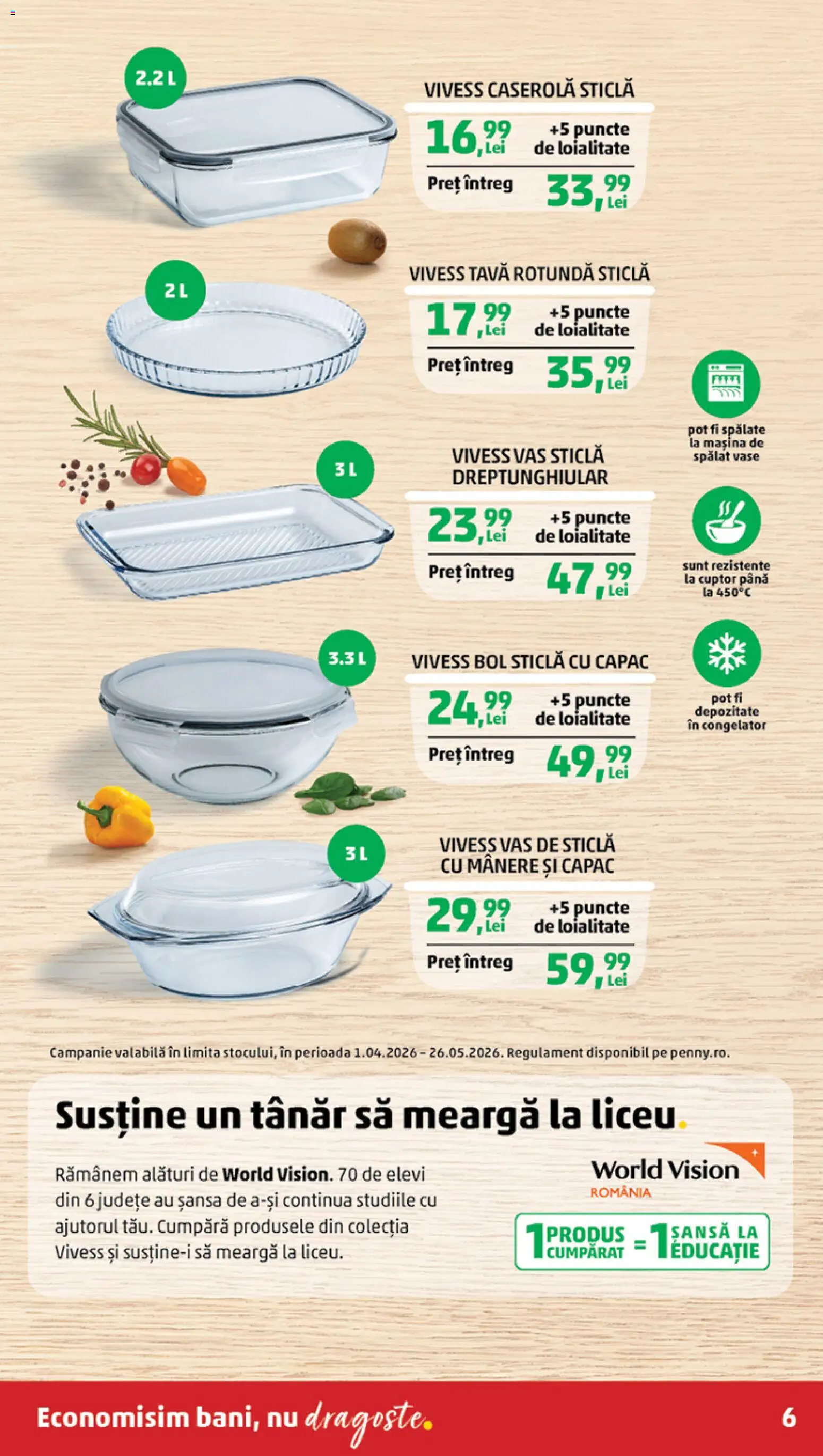 Catalog PENNY Market 1 - 6 Aprilie 2026 | Pagina 6 | Produse: Congelator, Mașină De Spălat, Cuptor, Mașină De Spălat Vase