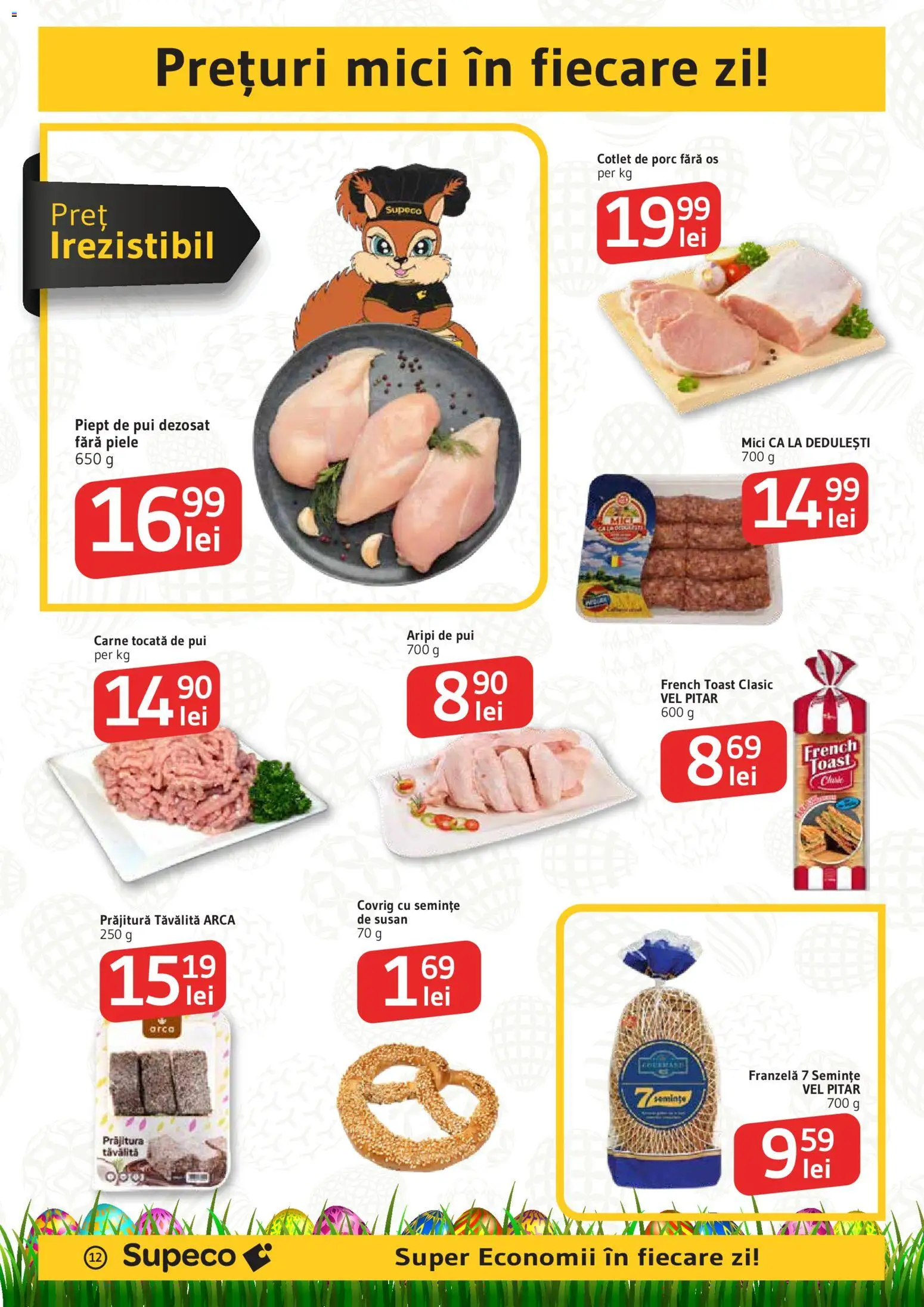 Catalog Supeco 2 - 14 Aprilie 2026 | Pagina 12 | Produse: Lait de coco, Kedi Oyun Alanları, Semințe, Carne tocată