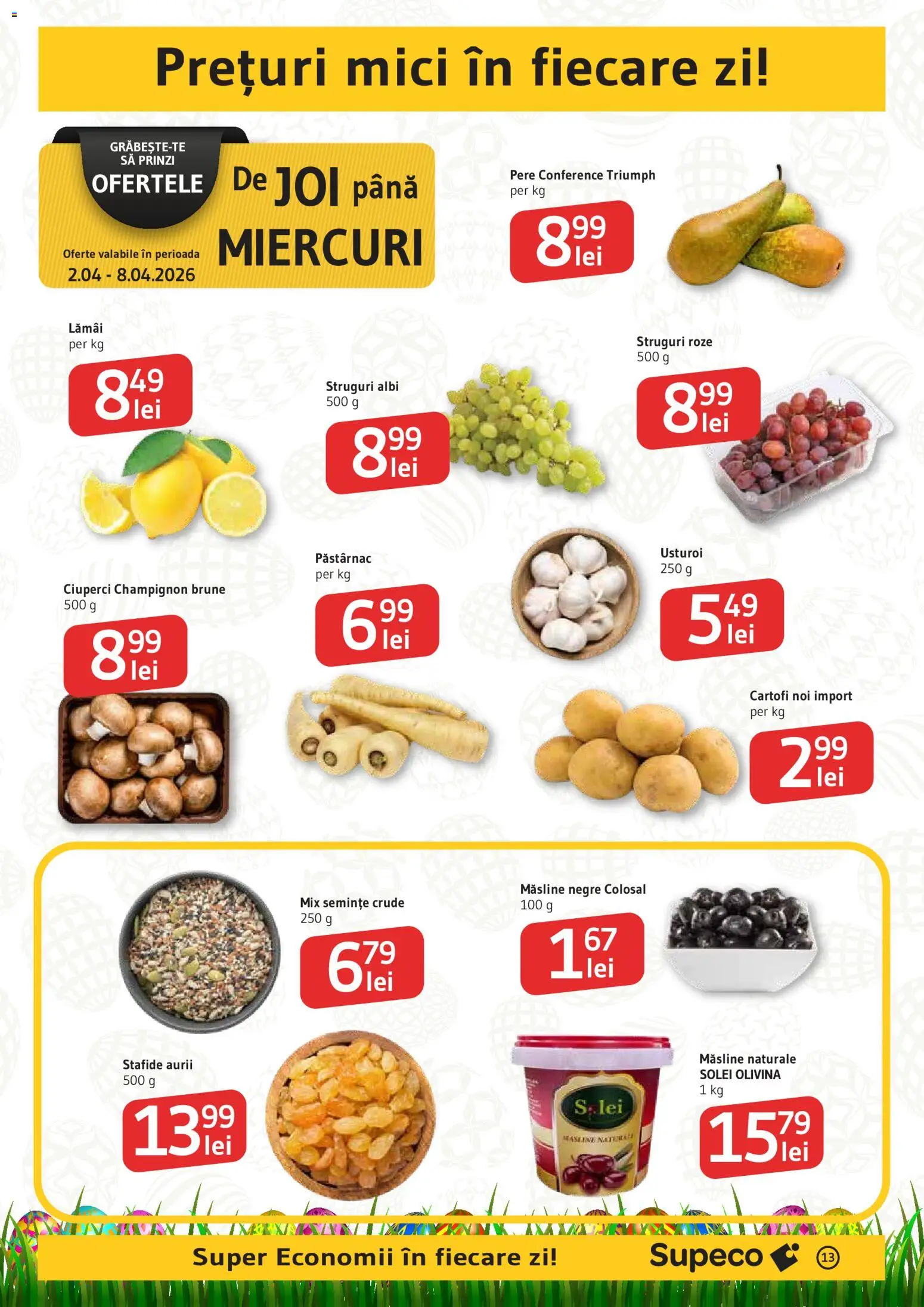 Catalog Supeco 2 - 14 Aprilie 2026 | Pagina 13 | Produse: Struguri, Hijyenik ped, Semințe, Stafide