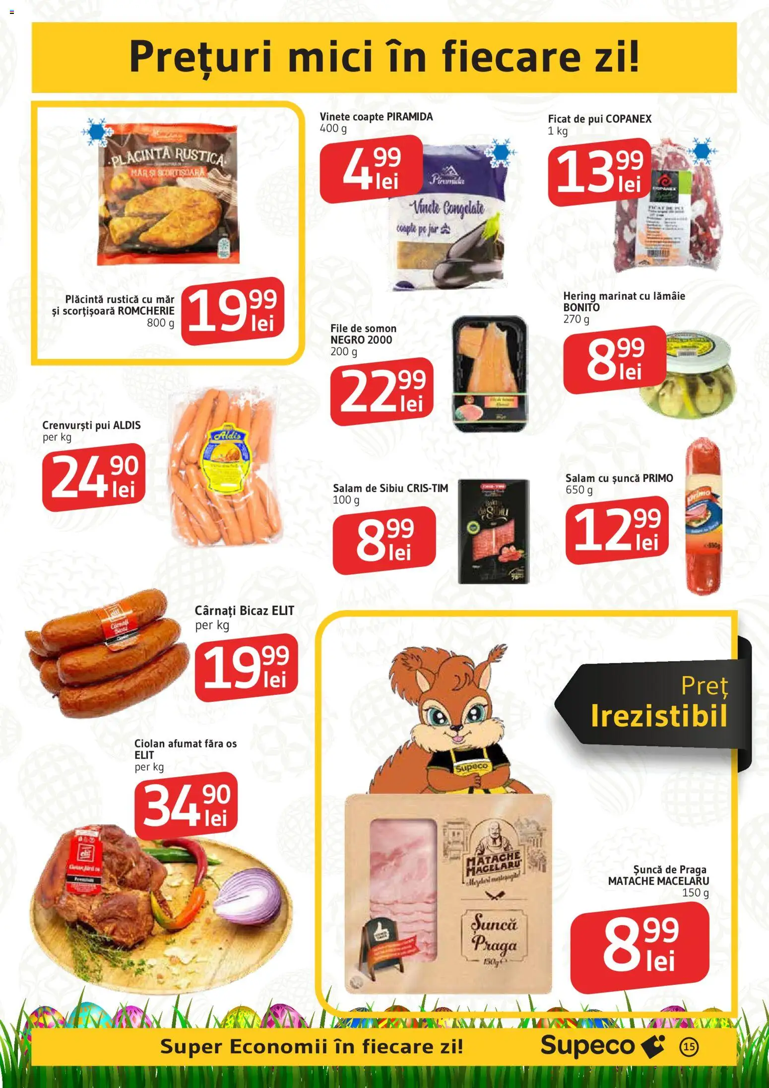 Catalog Supeco 2 - 14 Aprilie 2026 | Pagina 15 | Produse: Mici, Crenvurști, Salam, Cârnați