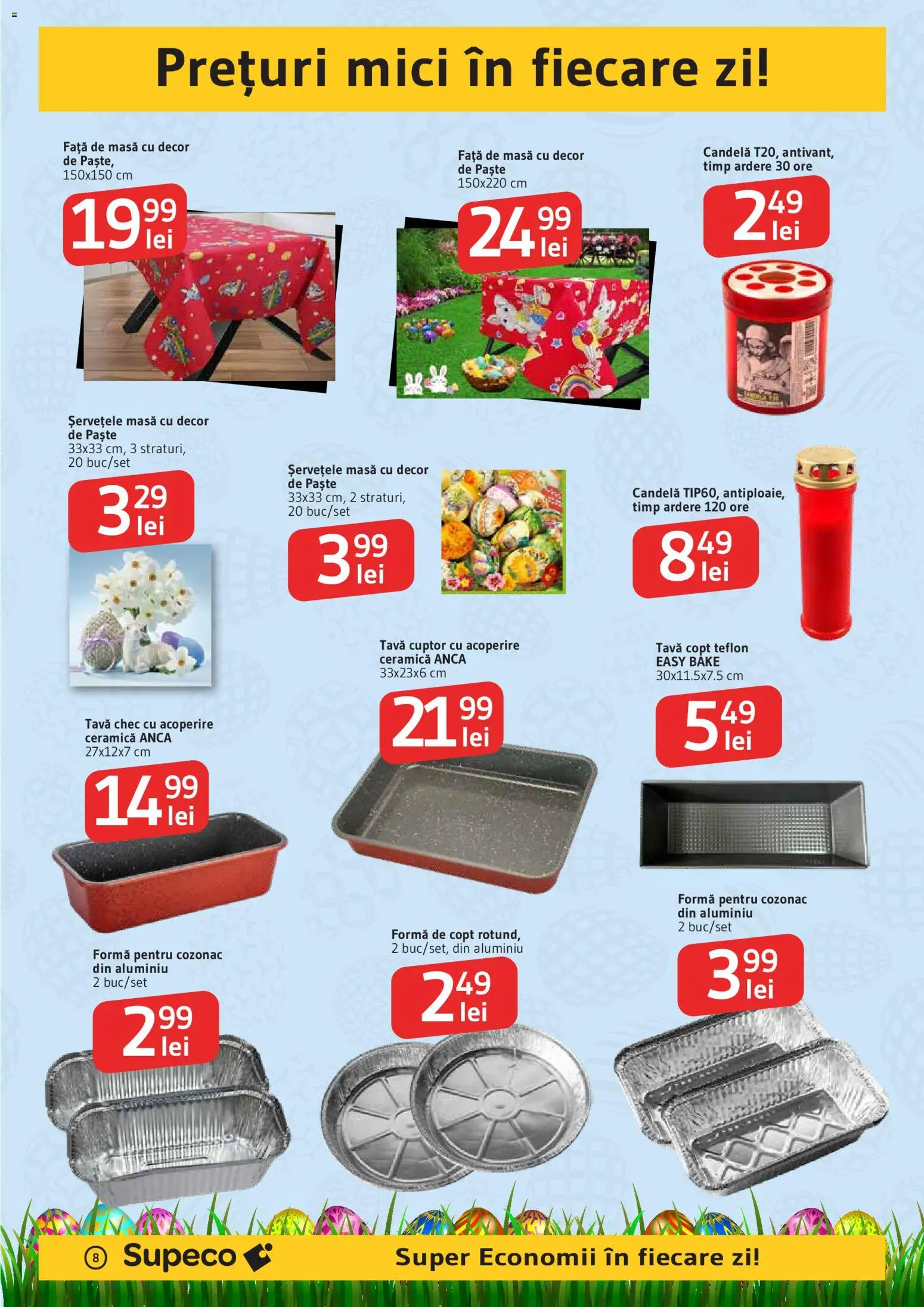 Catalog Supeco 2 - 14 Aprilie 2026 | Pagina 8 | Produse: Cuptor, Față de masă, Masă, Mici