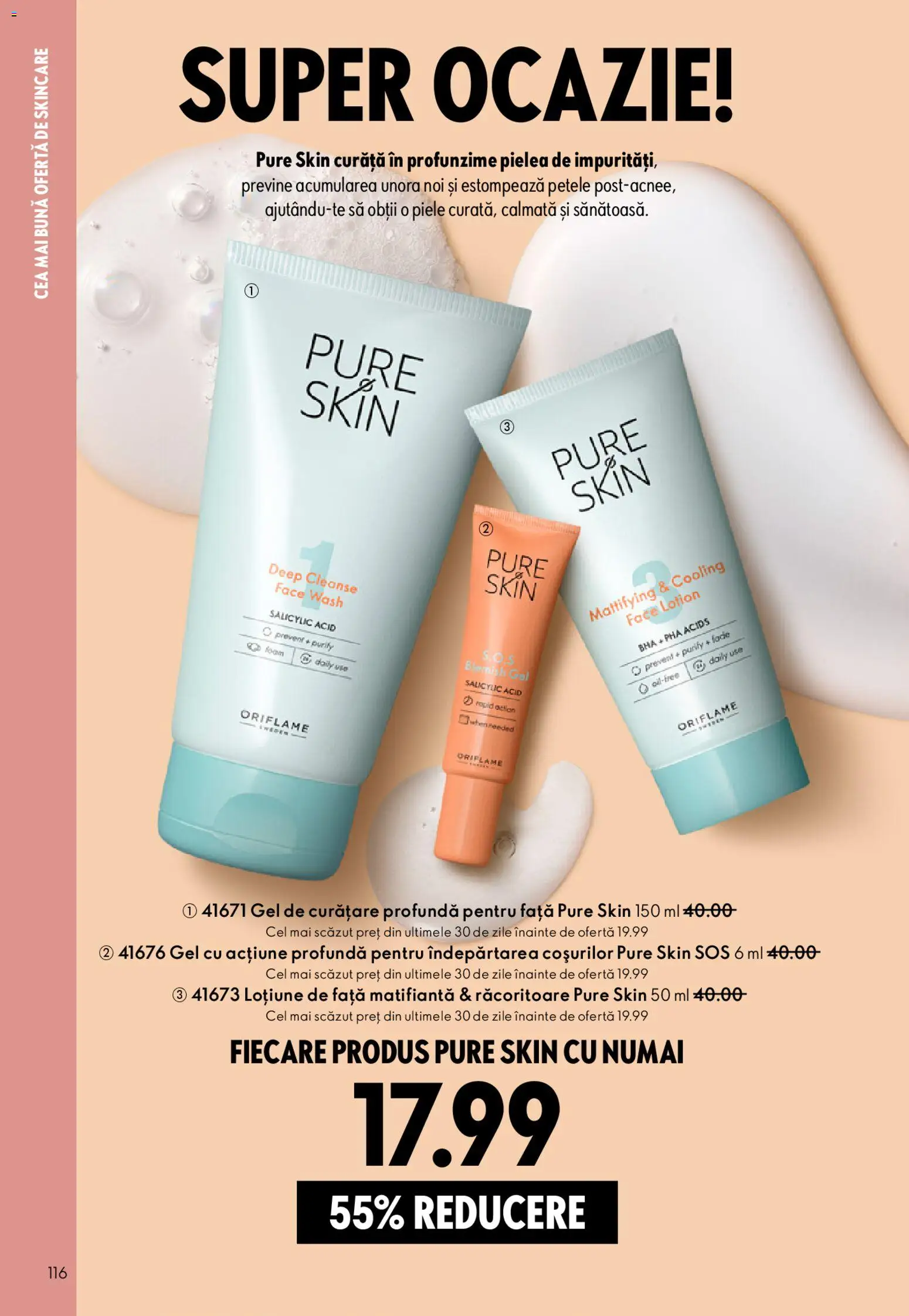 Catalog Oriflame 6 - 25 Mai 2026 | Pagina 116 | Produse: Gel de curățare, Sos