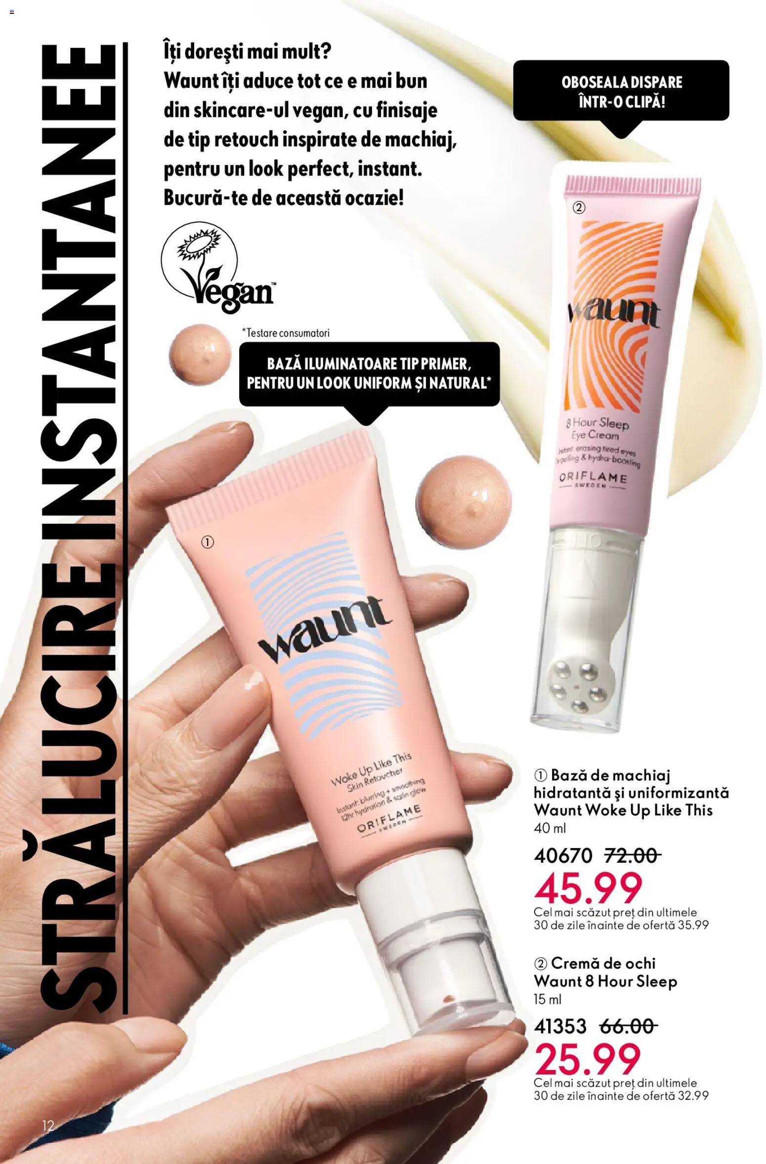 Catalog Oriflame 6 - 25 Mai 2026 | Pagina 12 | Produse: Bază de machiaj, Machiaj, Cremă