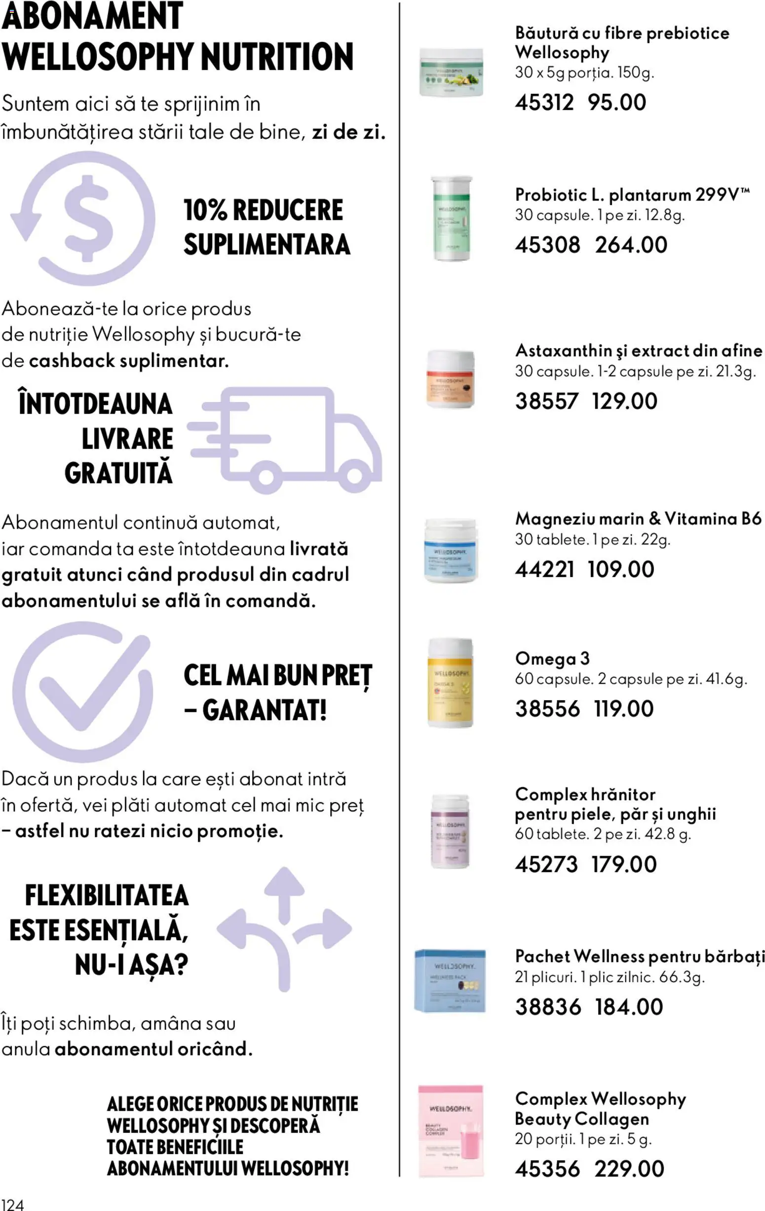 Catalog Oriflame 6 - 25 Mai 2026 | Pagina 124 | Produse: Afine, Chaussures de ski