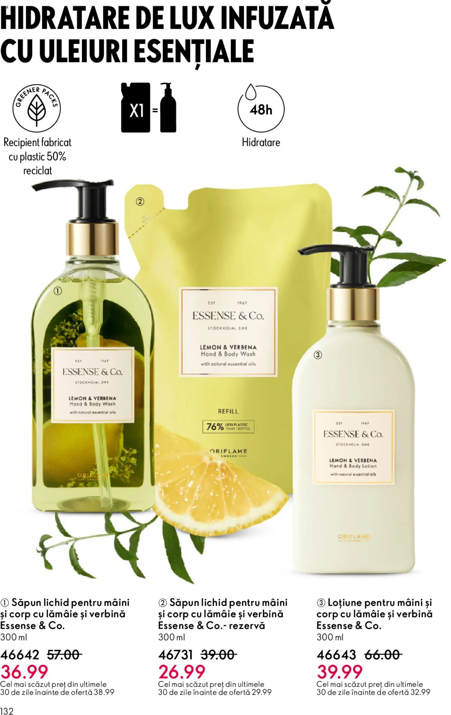 Catalog Oriflame 6 - 25 Mai 2026 | Pagina 132 | Produse: Body, Săpun, Săpun lichid, Lămâie