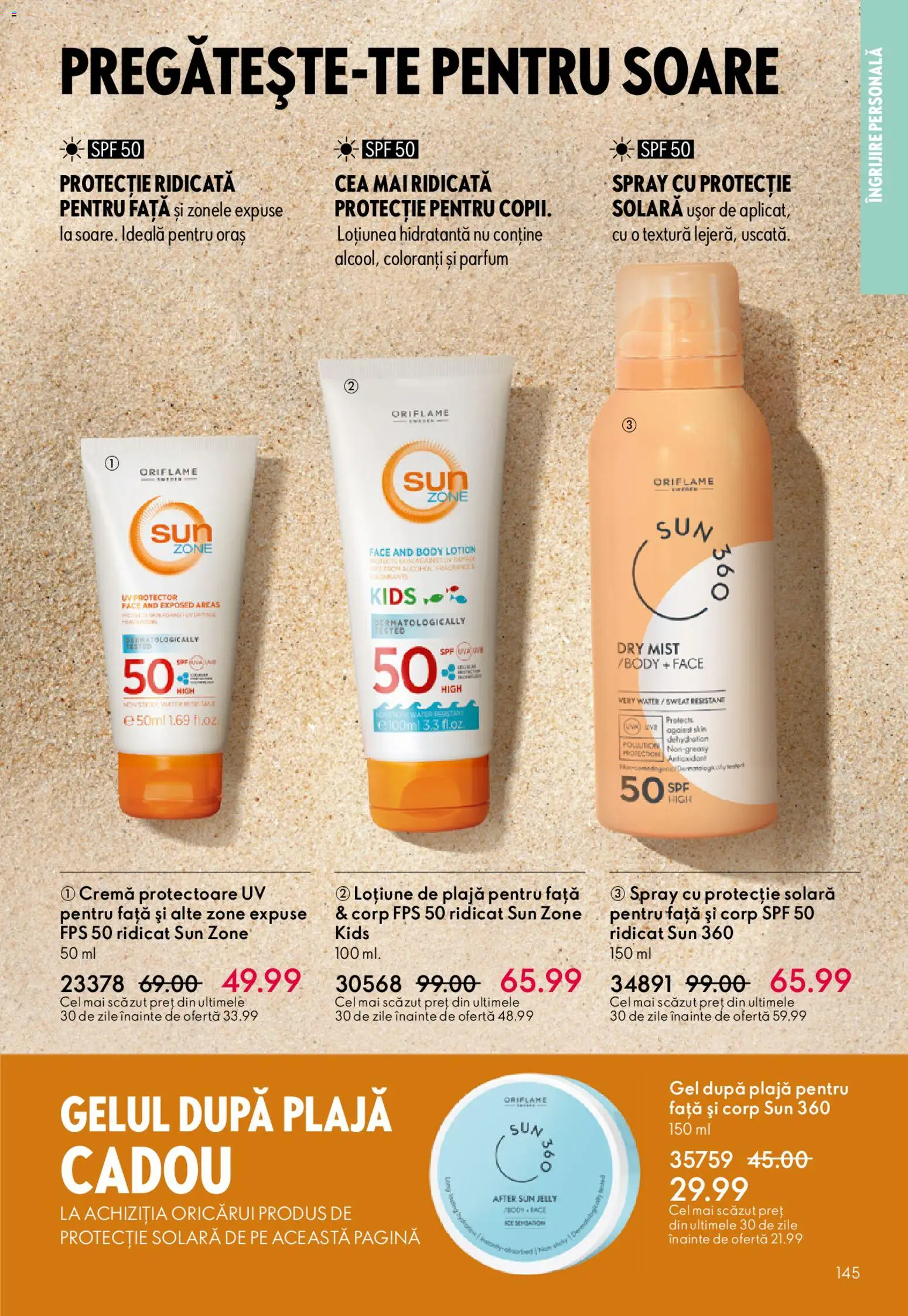 Catalog Oriflame 6 - 25 Mai 2026 | Pagina 145 | Produse: Body, Parfum, Cremă, Protecție solară