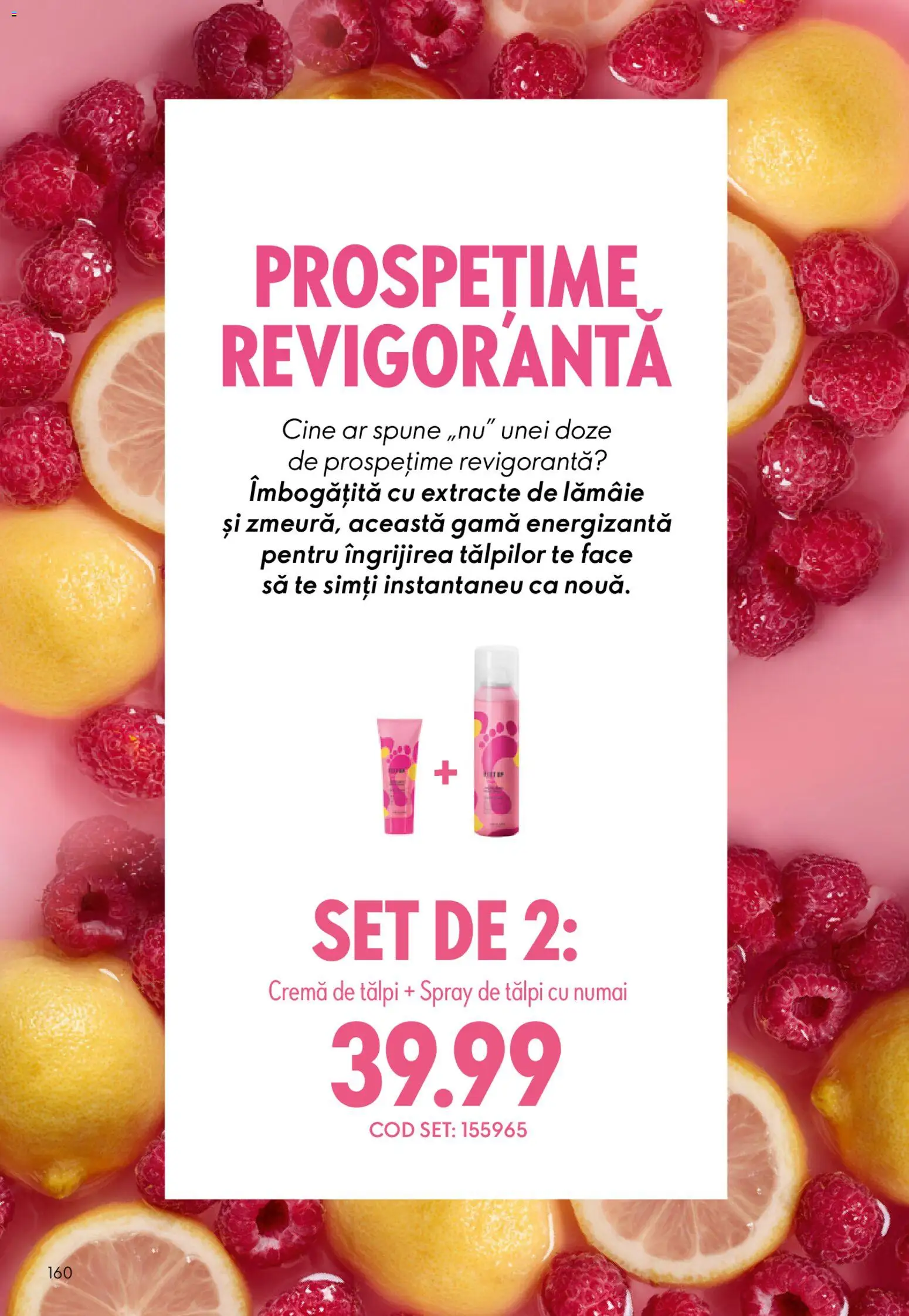 Catalog Oriflame 6 - 25 Mai 2026 | Pagina 160 | Produse: Cremă, Lămâie