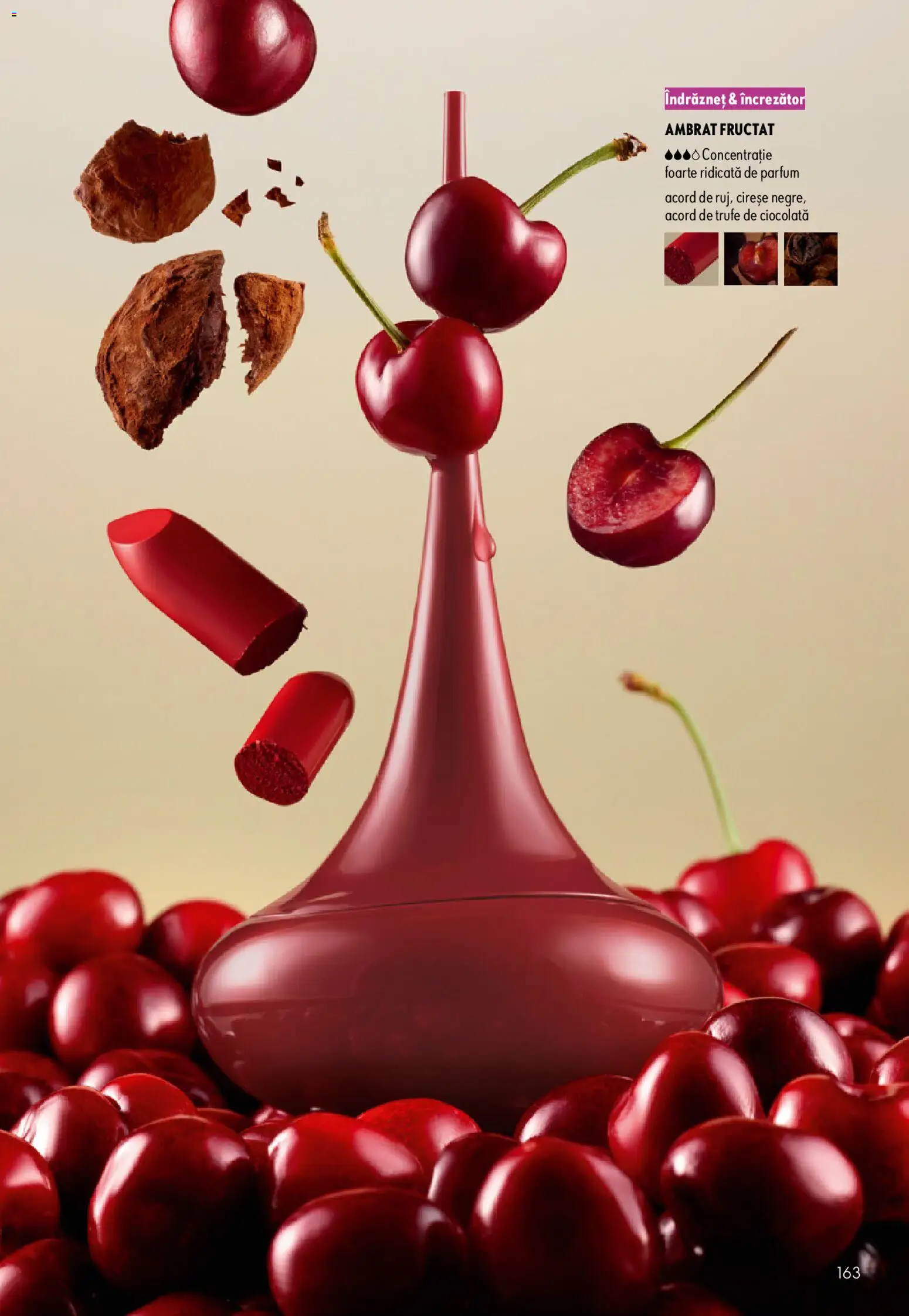 Catalog Oriflame 6 - 25 Mai 2026 | Pagina 163 | Produse: Parfum, Ciocolată, Cireșe
