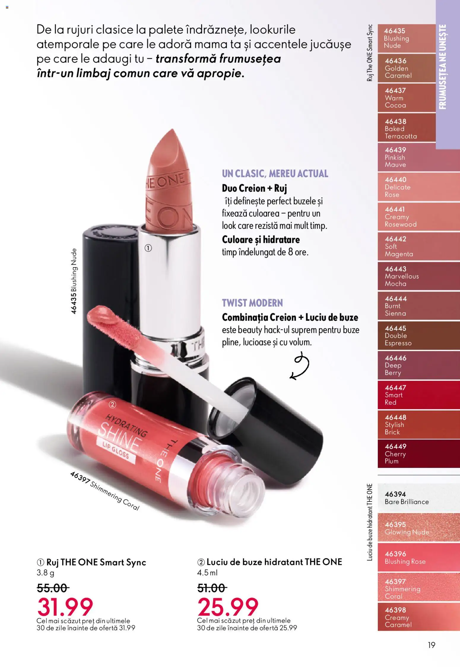 Catalog Oriflame 6 - 25 Mai 2026 | Pagina 19 | Produse: Ruj, Luciu de buze
