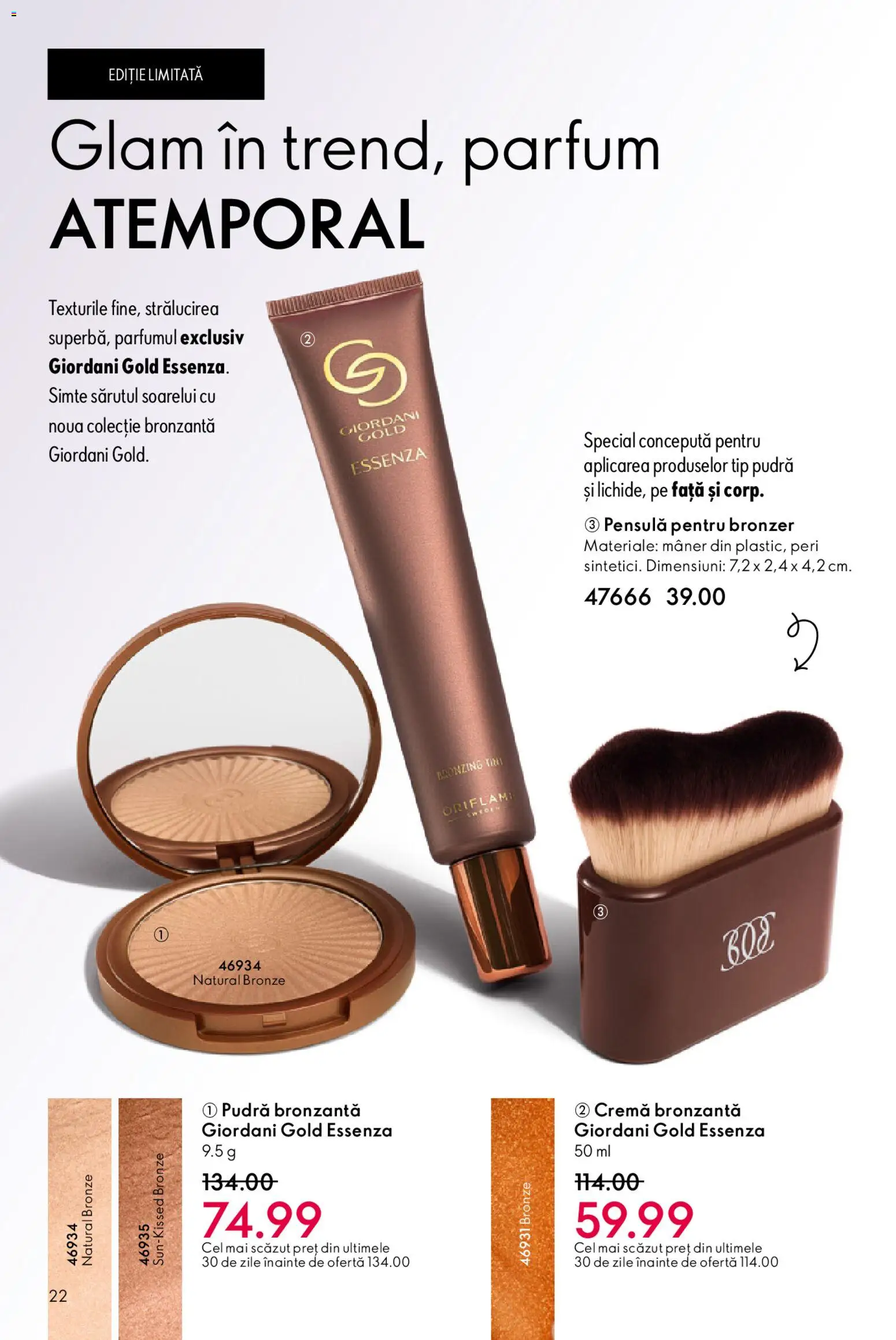 Catalog Oriflame 6 - 25 Mai 2026 | Pagina 22 | Produse: Mâner, Parfum, Pudră, Bronzer