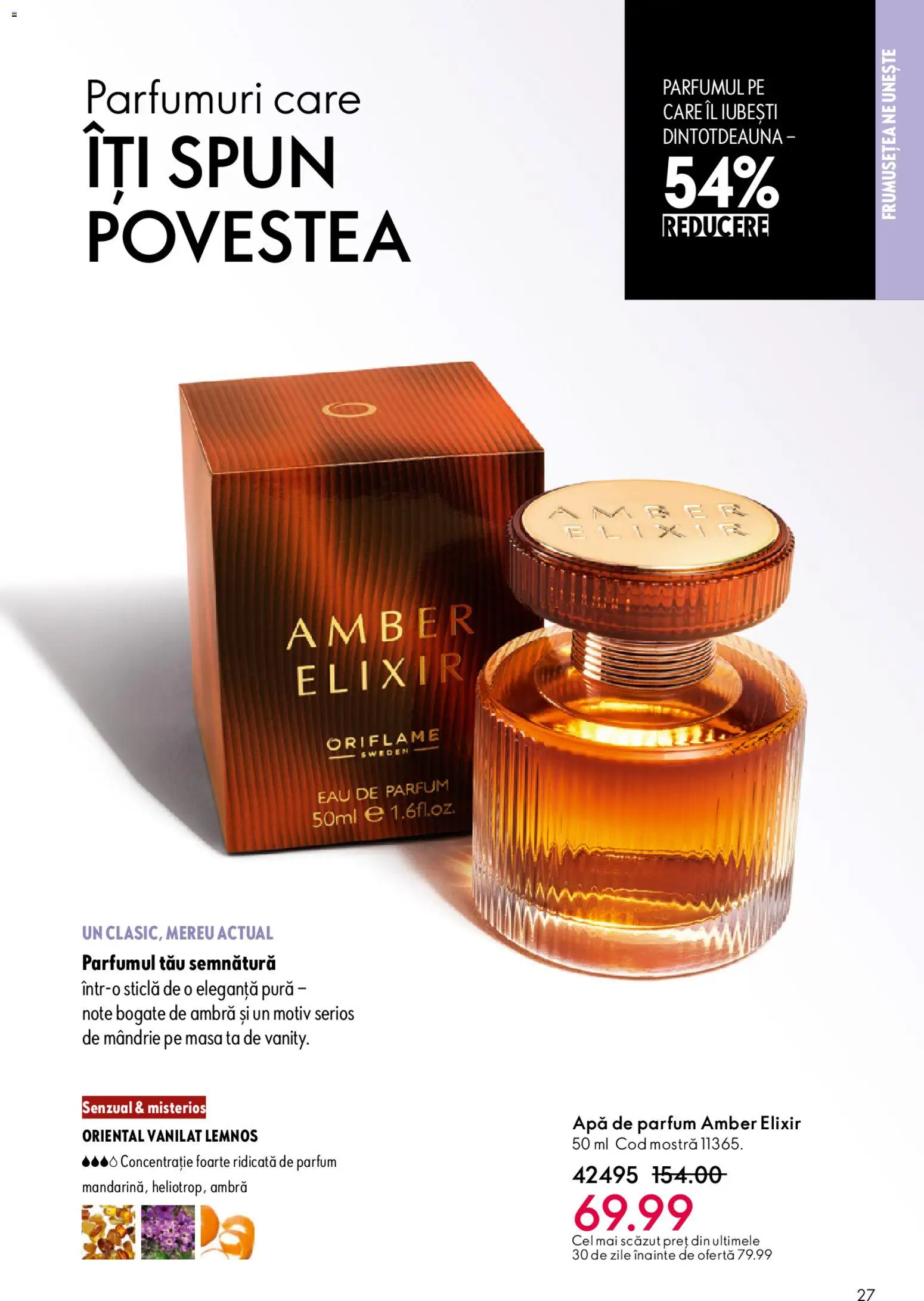 Catalog Oriflame 6 - 25 Mai 2026 | Pagina 27 | Produse: Apă de parfum, Masă, Parfum, Apă