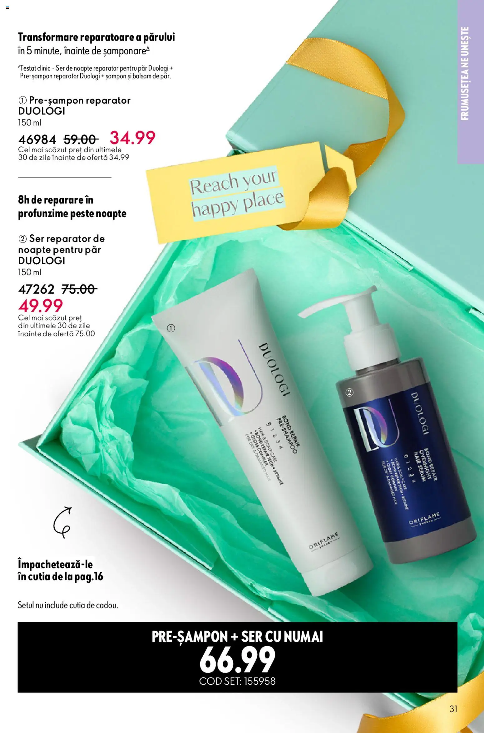 Catalog Oriflame 6 - 25 Mai 2026 | Pagina 31 | Produse: Serum, Șampon, Balsam, Pește