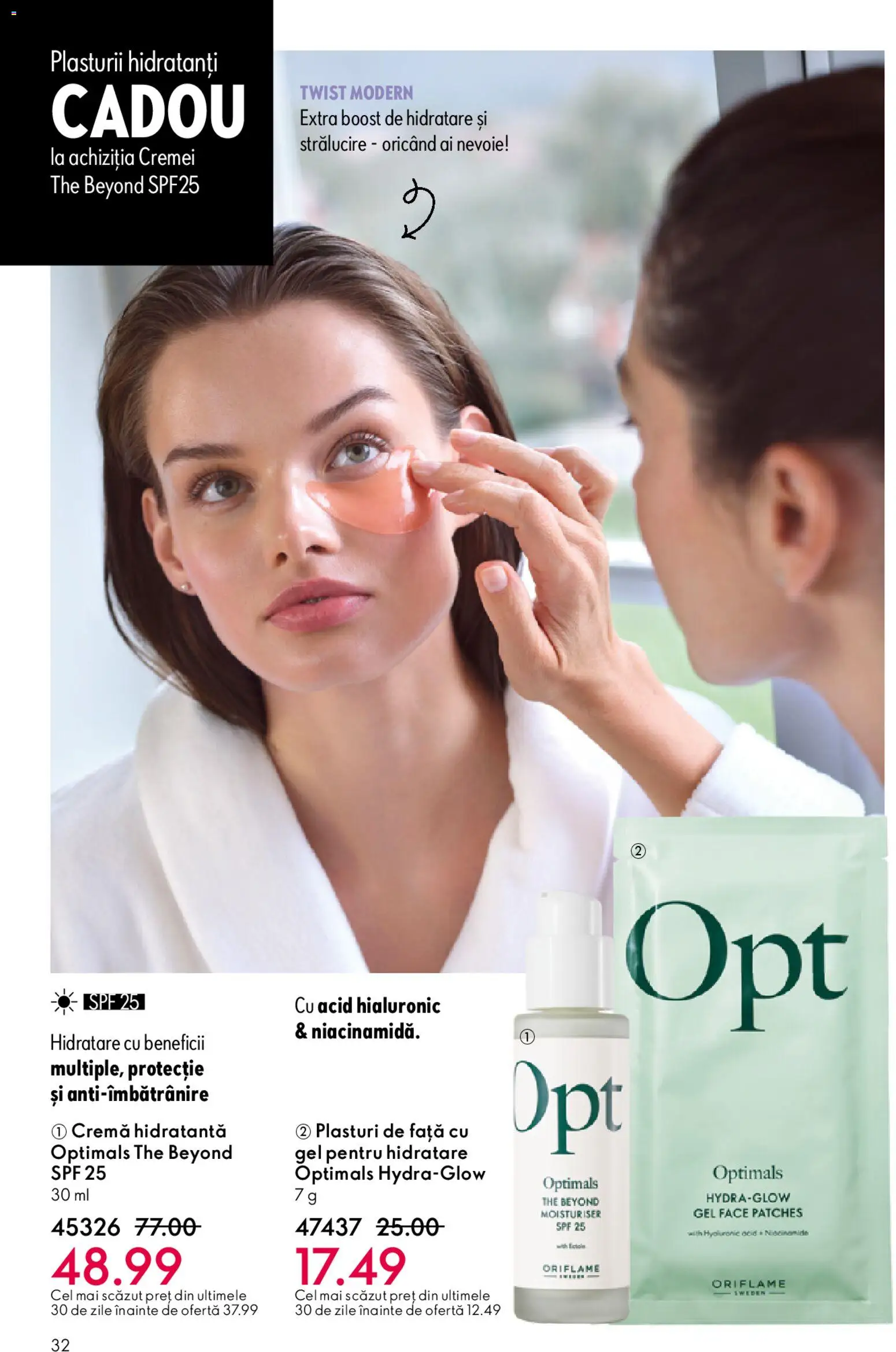 Catalog Oriflame 6 - 25 Mai 2026 | Pagina 32 | Produse: Plasturi, Arapsaçı, Cremă