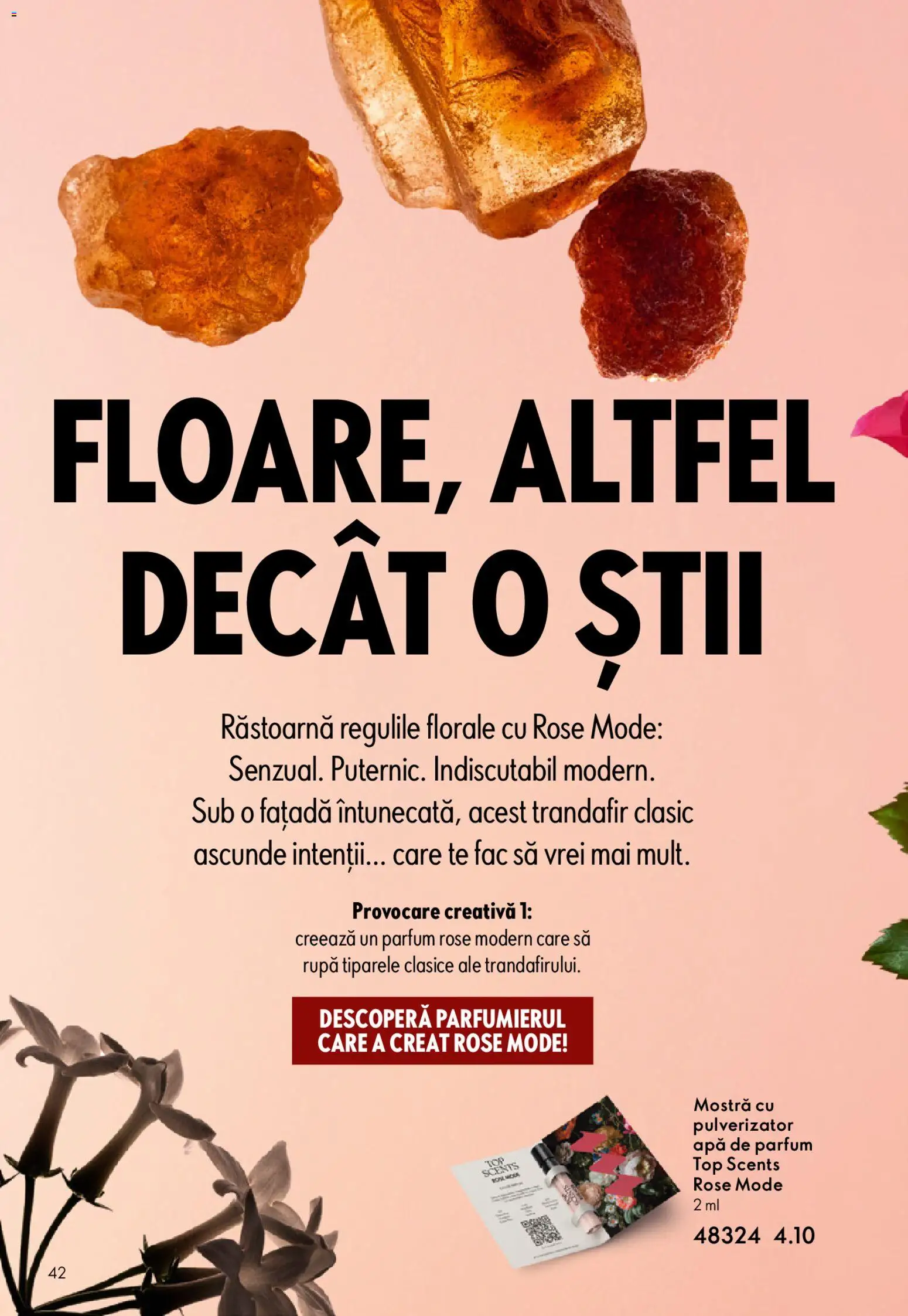 Catalog Oriflame 6 - 25 Mai 2026 | Pagina 42 | Produse: Apă de parfum, Trandafir, Parfum, Apă