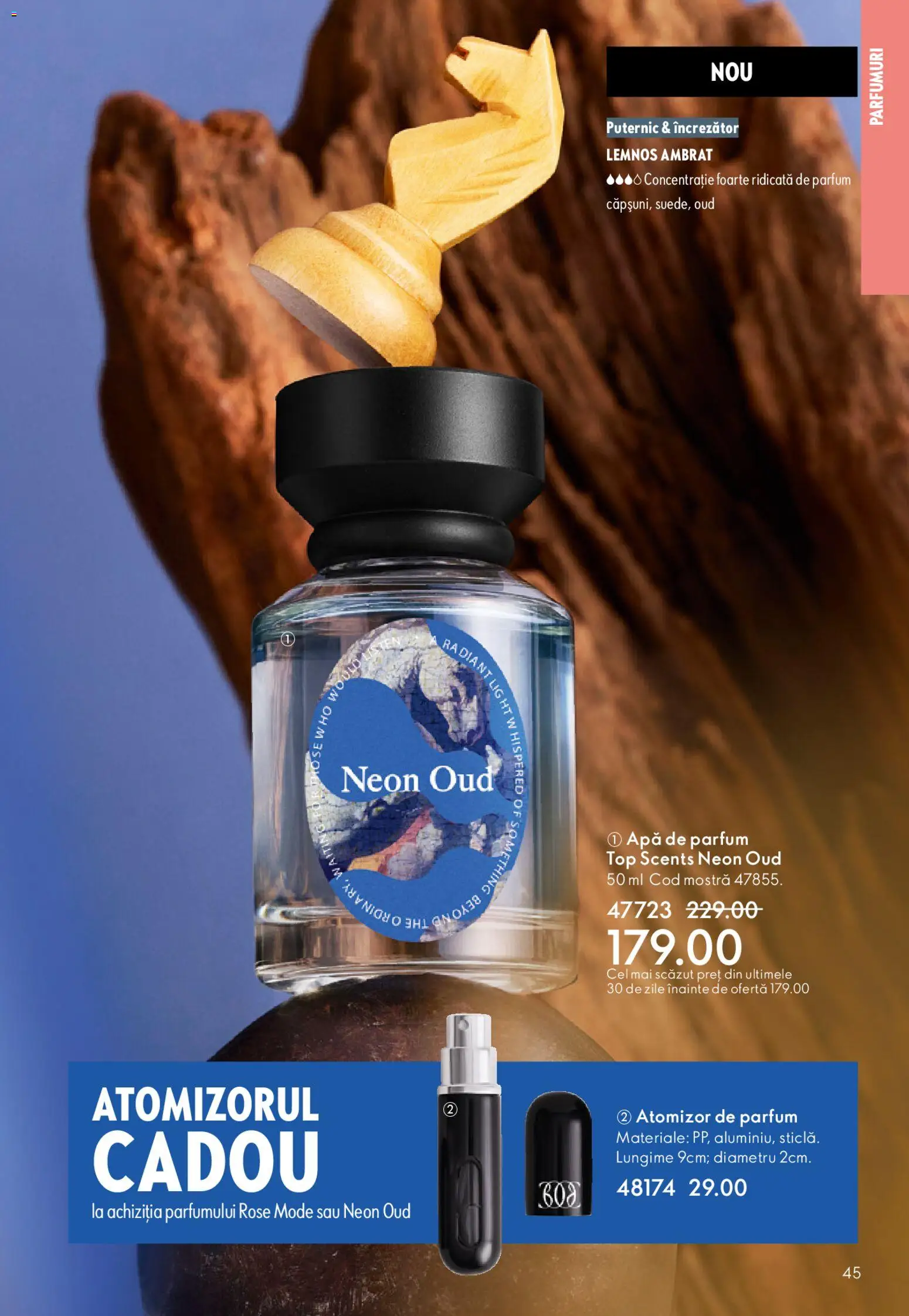 Catalog Oriflame 6 - 25 Mai 2026 | Pagina 45 | Produse: Apă de parfum, Top, Parfum, Apă