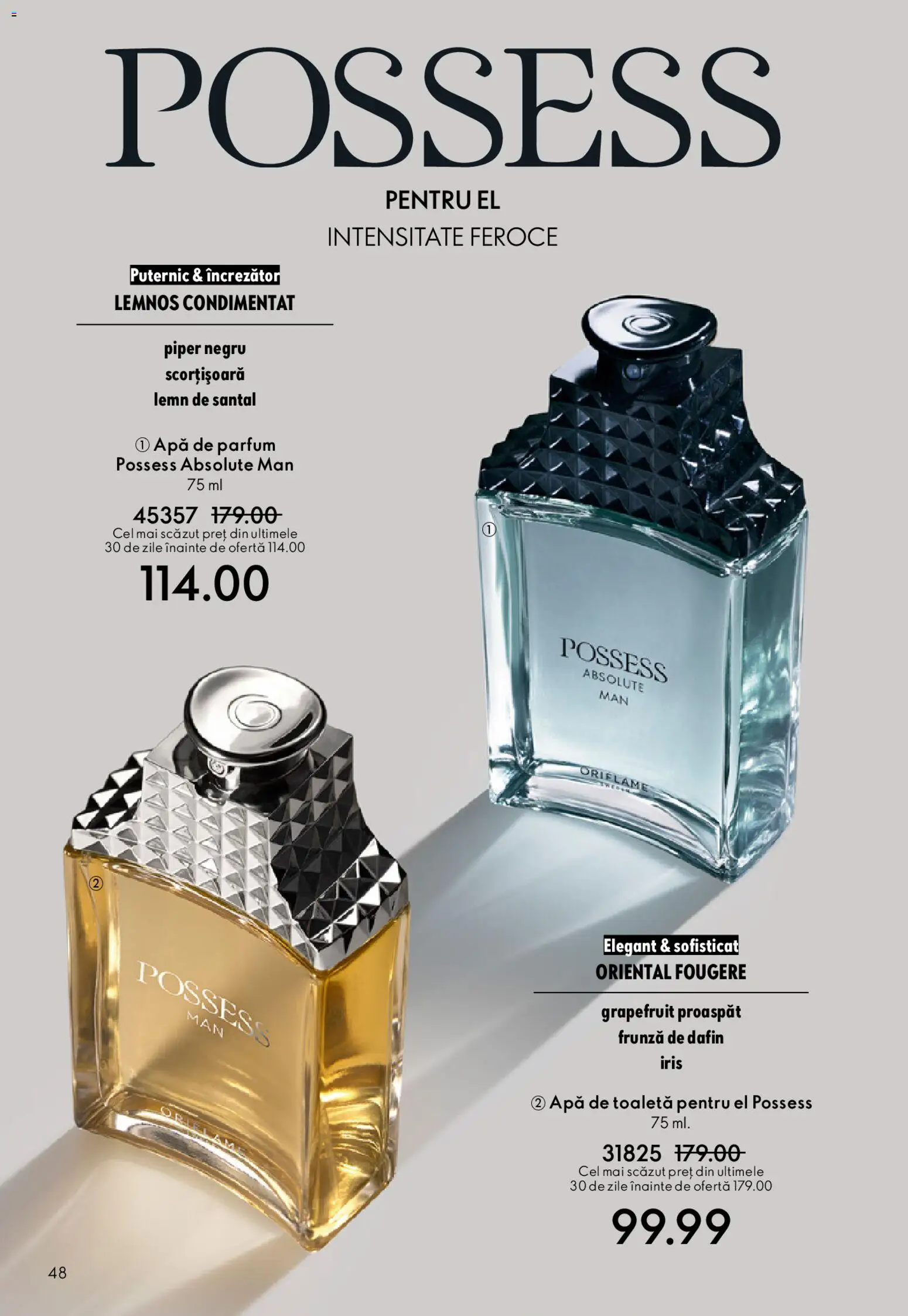 Catalog Oriflame 6 - 25 Mai 2026 | Pagina 48 | Produse: Toaletă, Parfum, Apă, Piper