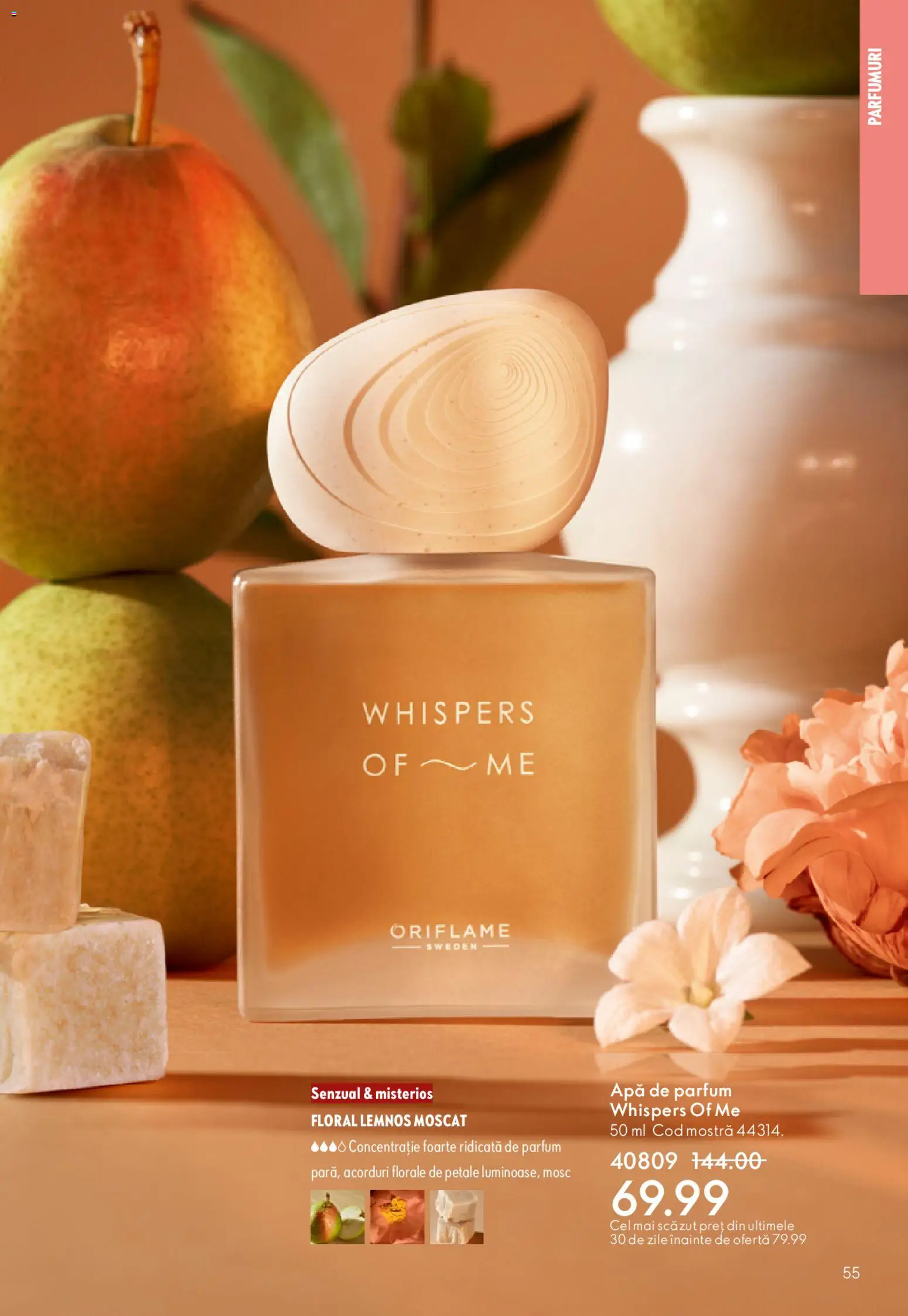 Catalog Oriflame 6 - 25 Mai 2026 | Pagina 55 | Produse: Apă de parfum, Parfum, Apă