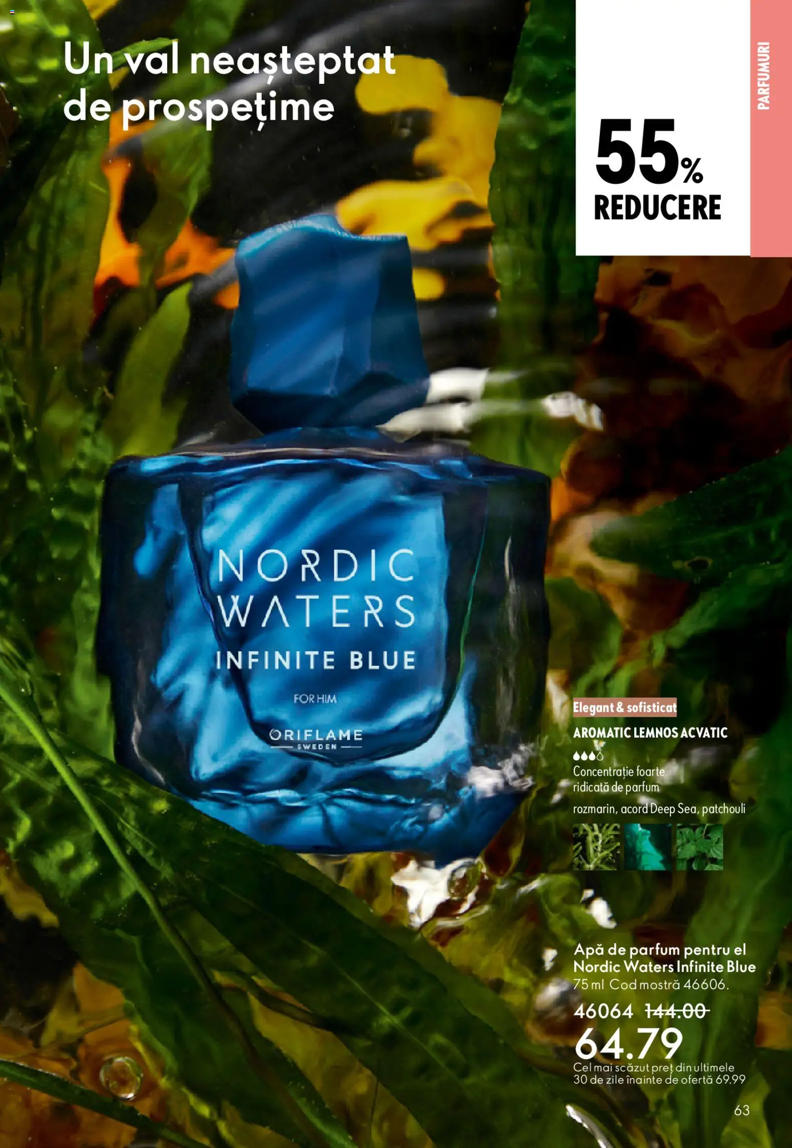 Catalog Oriflame 6 - 25 Mai 2026 | Pagina 63 | Produse: Apă de parfum, Parfum, Apă