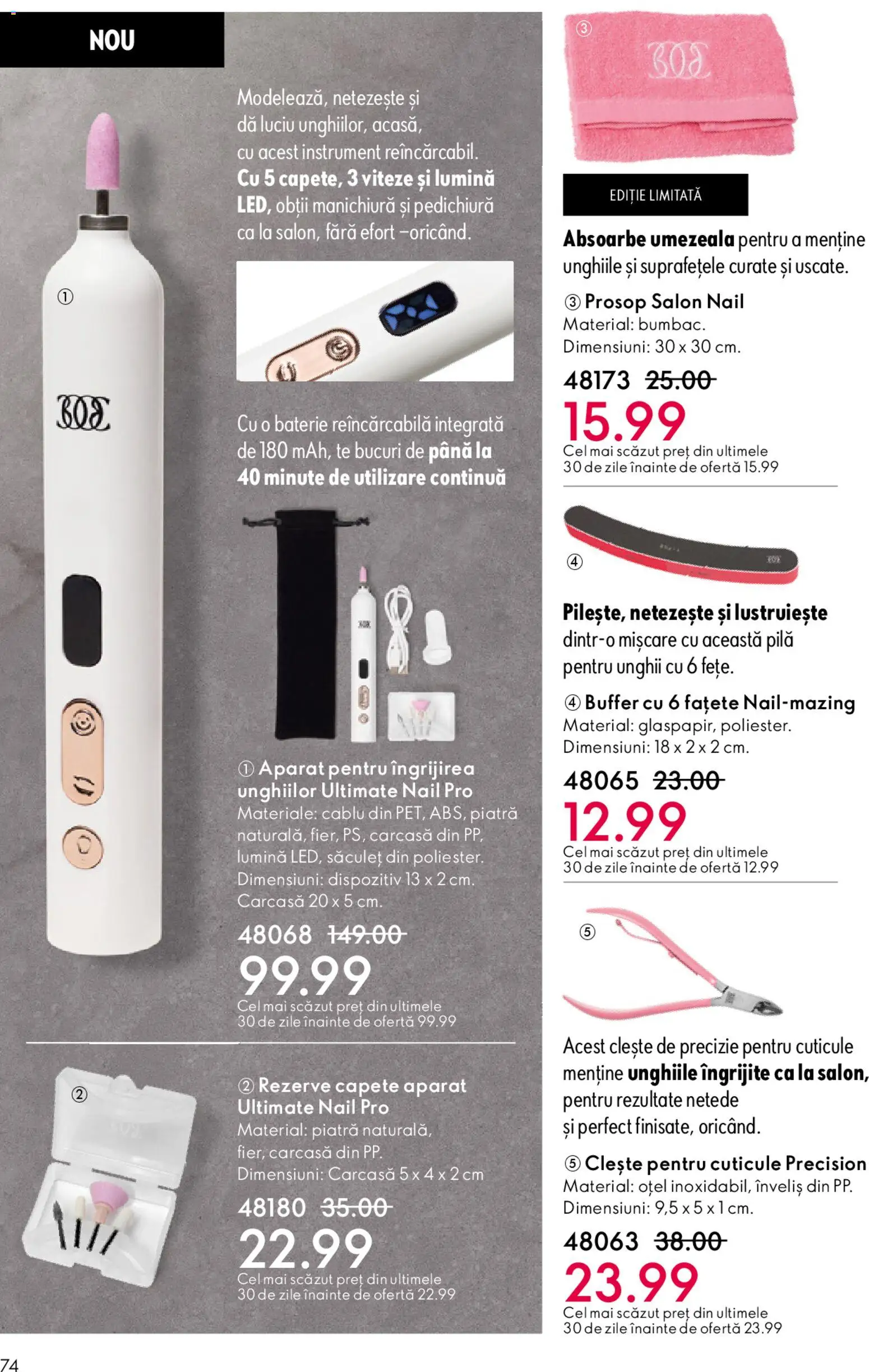 Catalog Oriflame 6 - 25 Mai 2026 | Pagina 74 | Produse: Tavuk suyu, Cablu, Carcasă, Clește