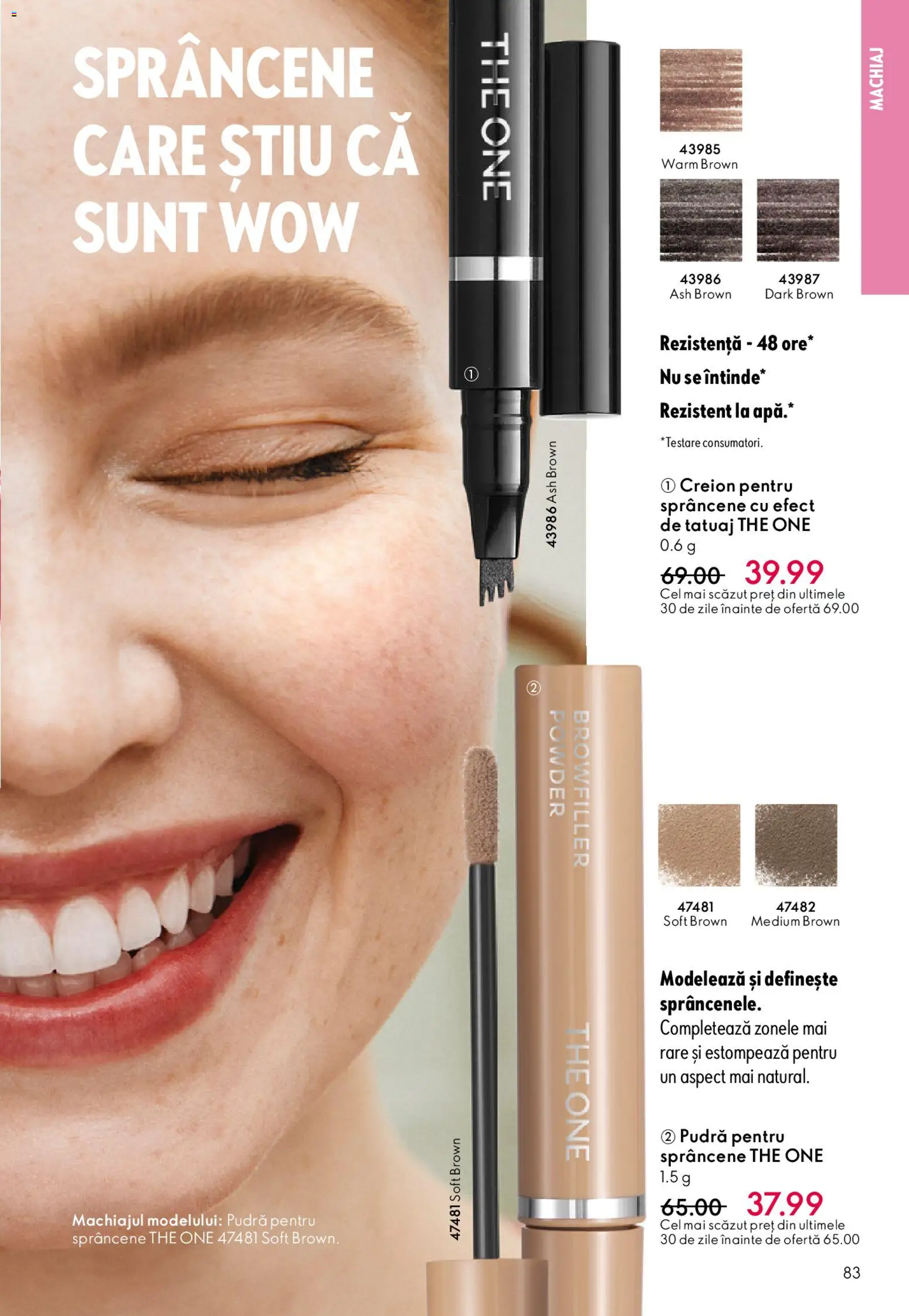 Catalog Oriflame 6 - 25 Mai 2026 | Pagina 83 | Produse: Machiaj, Pudră, Apă