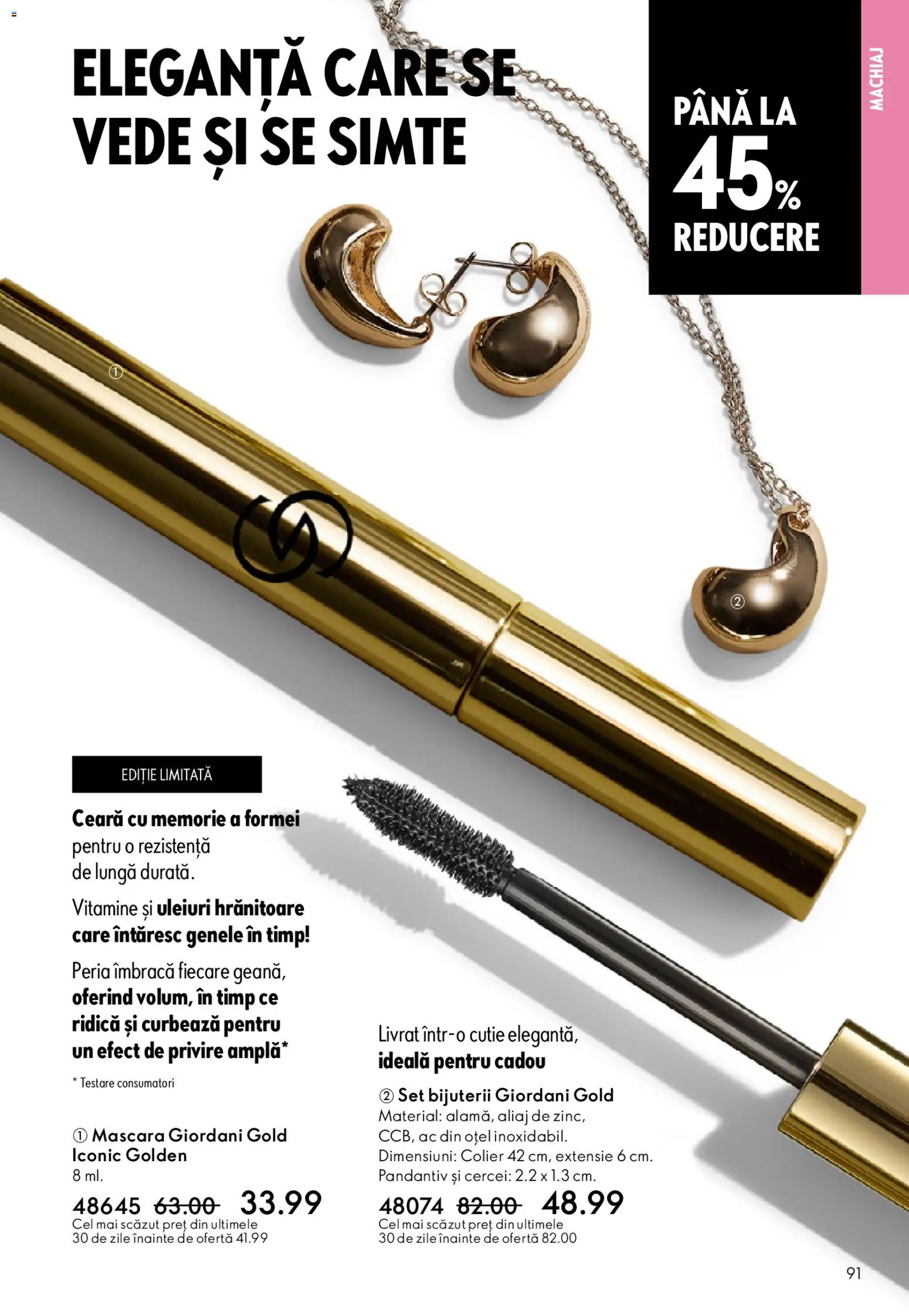 Catalog Oriflame 6 - 25 Mai 2026 | Pagina 91 | Produse: Memorie, Colier, Cutie, Machiaj